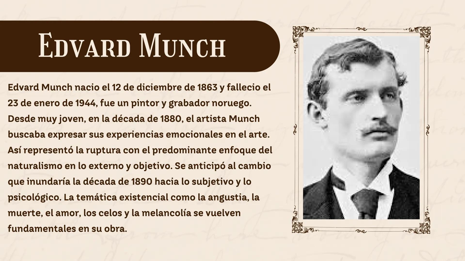 OBRA
EL GRITO
ANA VALERIA MENDEZ FLOREZ
10-02
Biblioteca Borcelle
Ether
now.
he EL GRITO
El grito es el título de cuatro cuadros del
noruego