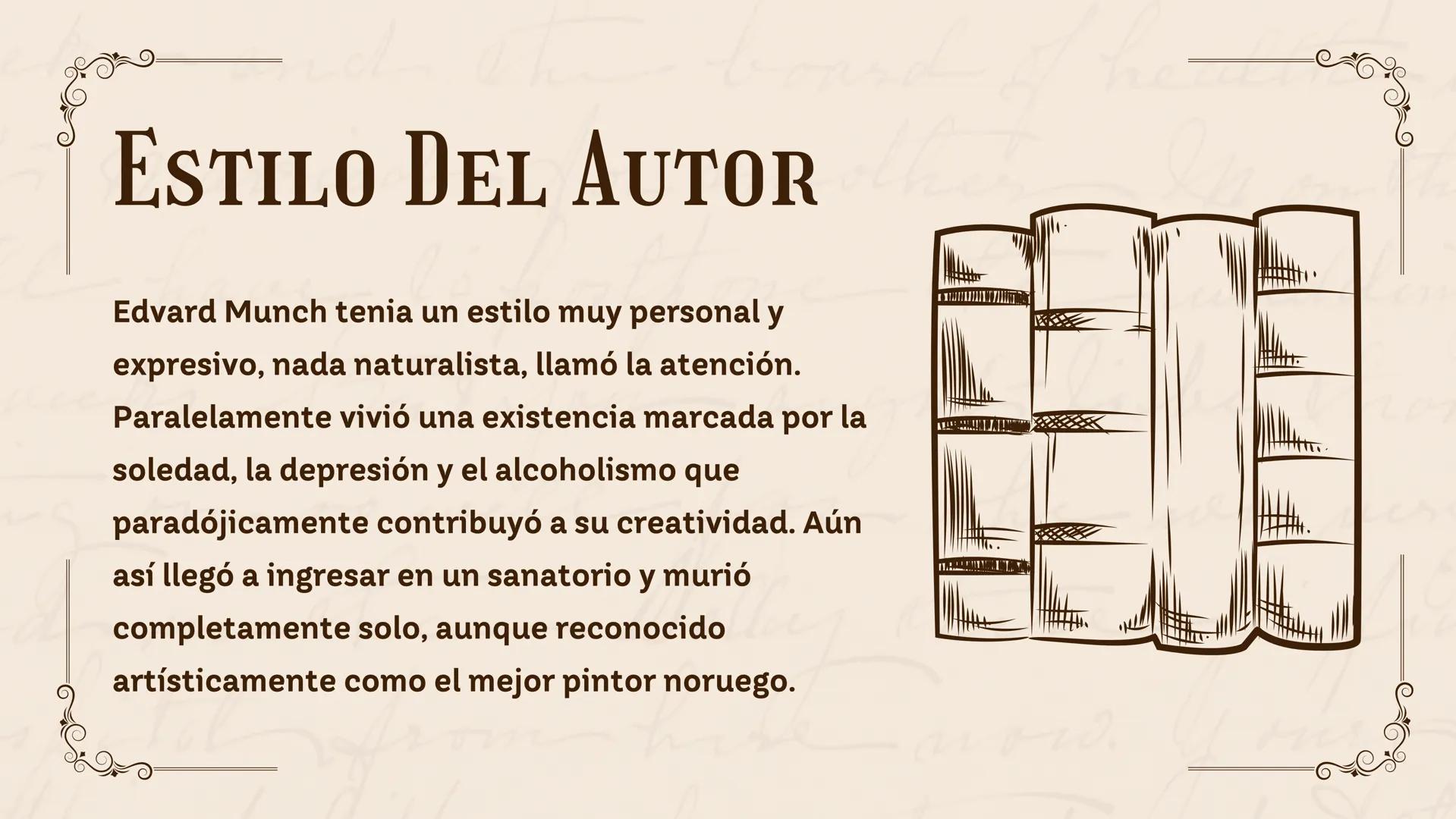 OBRA
EL GRITO
ANA VALERIA MENDEZ FLOREZ
10-02
Biblioteca Borcelle
Ether
now.
he EL GRITO
El grito es el título de cuatro cuadros del
noruego