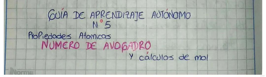 Número de Avogadro: Concepto, Propiedades y Ejercicios