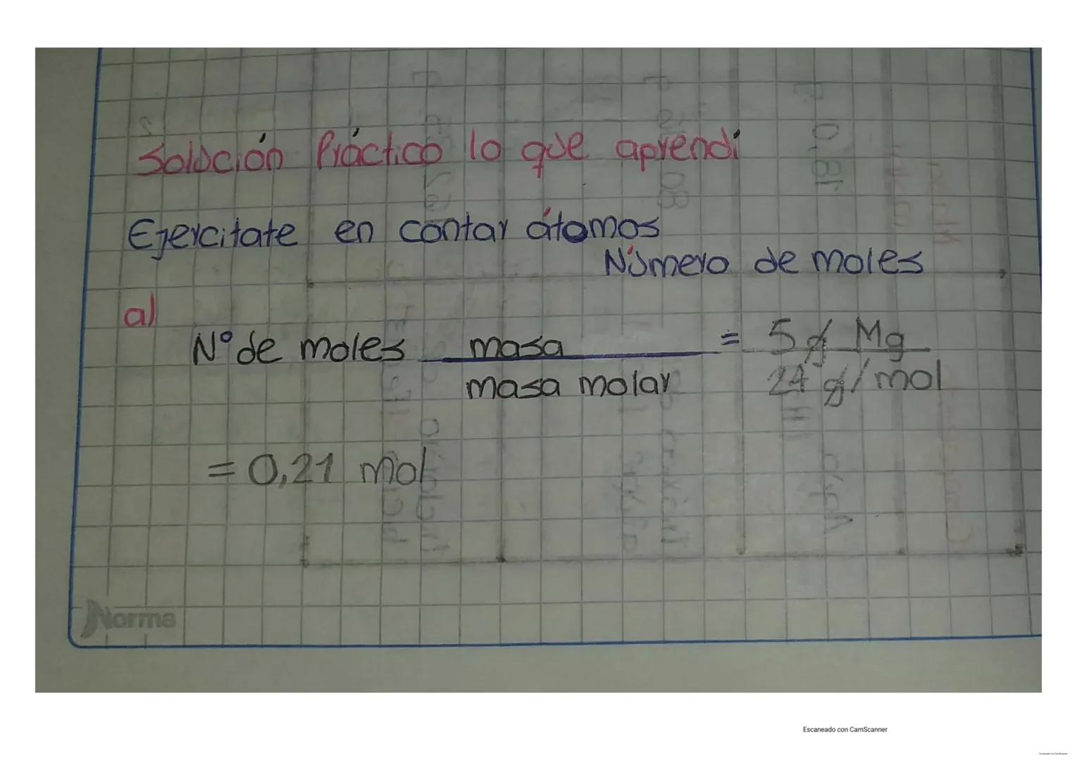 GUIA DE APRENDIZAJE AUTÓNOMO
N°5
Propiedades Atomicas
NUMERO DE AVOGADRO
Y calculos de mol
Norma # ¿Qué voy a aprender?
• ¿Cómo puedes medi