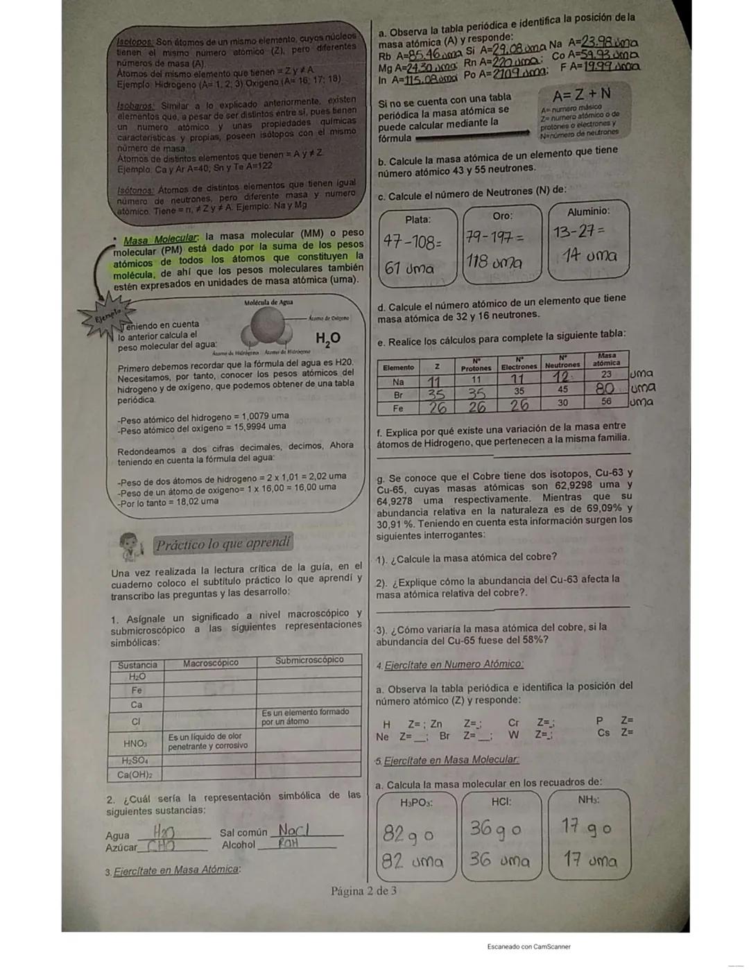 GUIA DE APRENDIZAJE AUTÓNOMO
N°4
EL ATOMO
Que voy a aprender?
• Qué semejantas encuentra en las dos figuras?
Norma
Escaneado con CamScanner