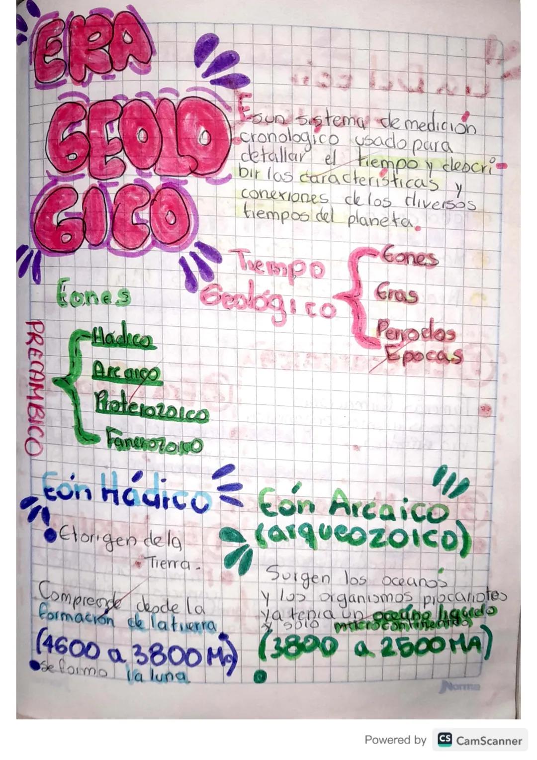 Eras geologicas