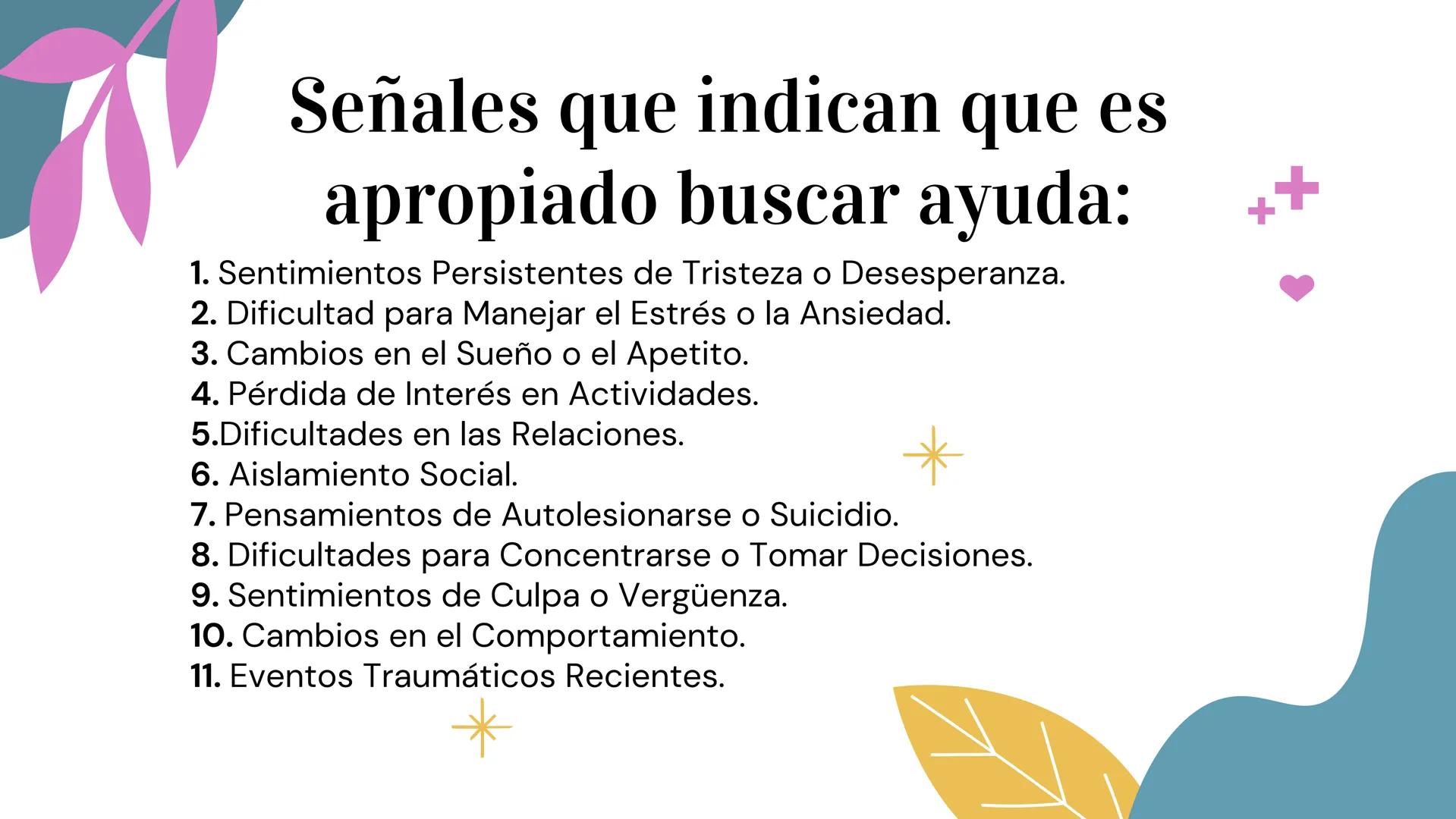 Salud Mental
+
必
5 Definición
La salud mental es un estado de bienestar en el
que el individuo es consciente de sus
capacidades, puede hacer