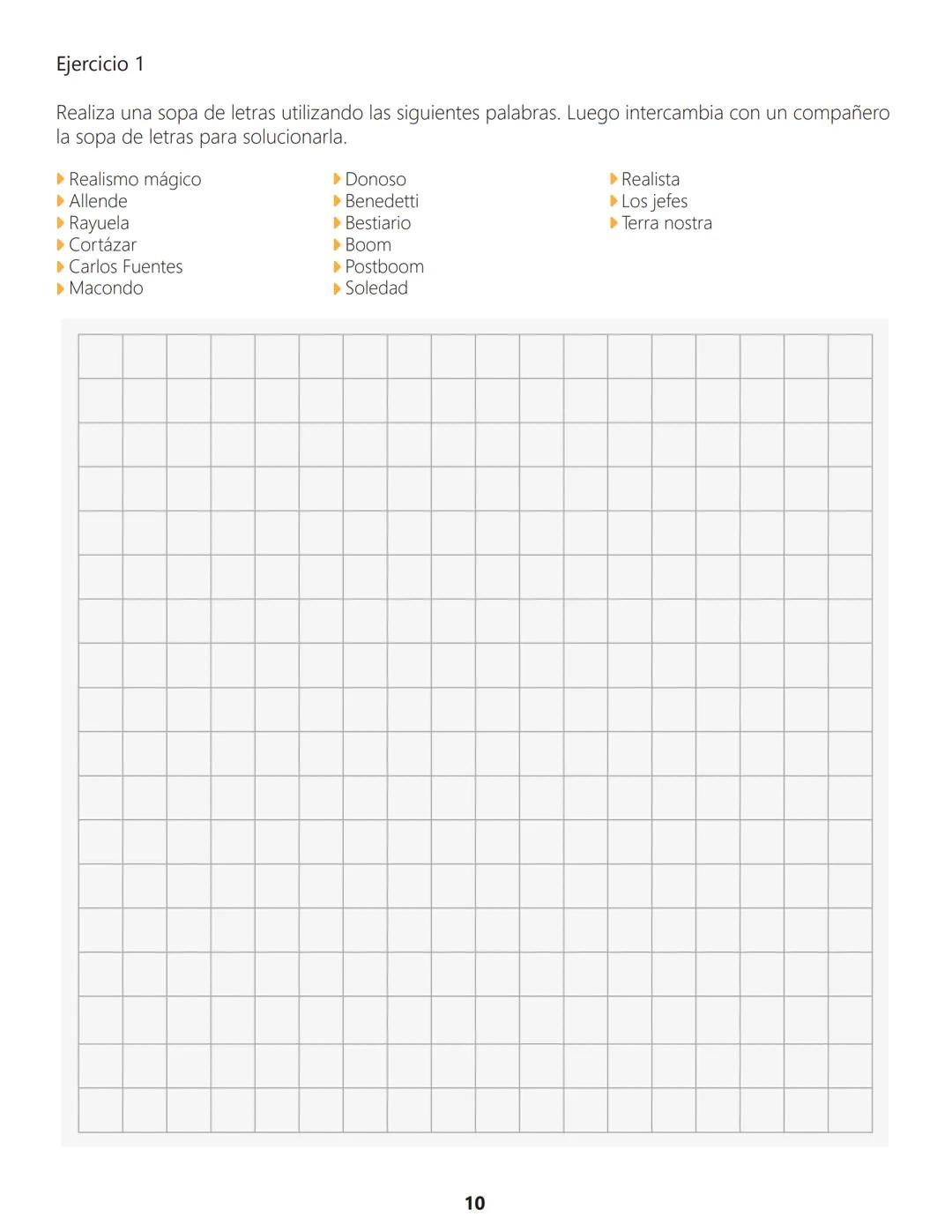 # 9
UNIDAD 4: LITERATURA LATINOAMERICANA: MILES DE EXPERIENCIAS, UN SOLO CONTINENTE
Grado
Lenguaje
Nombre
Identificación de las caracte