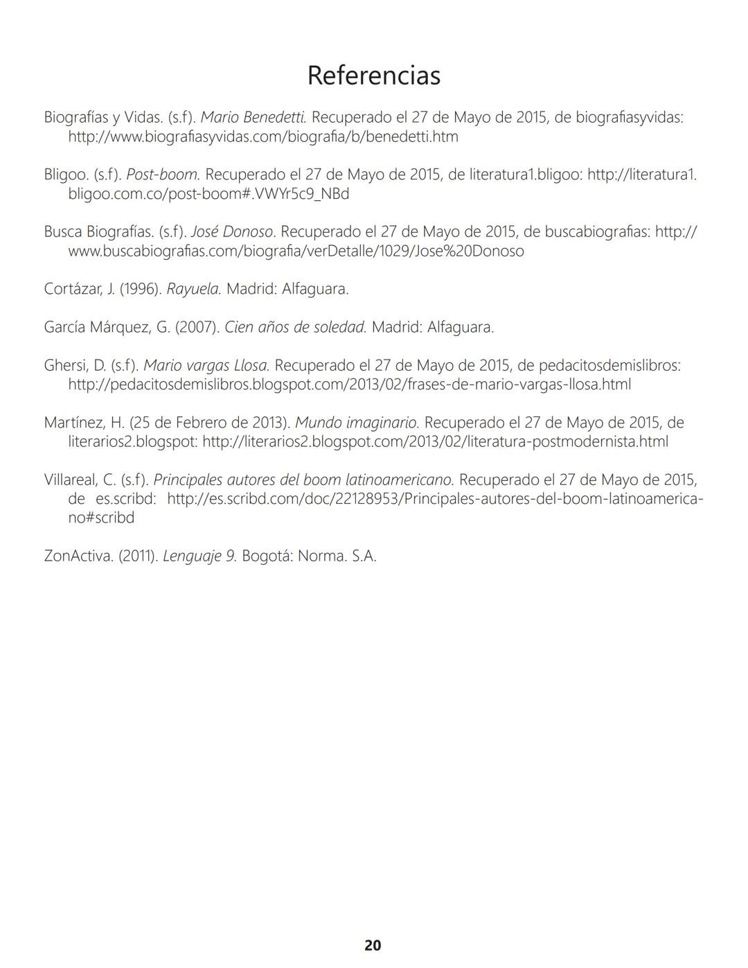 # 9
UNIDAD 4: LITERATURA LATINOAMERICANA: MILES DE EXPERIENCIAS, UN SOLO CONTINENTE
Grado
Lenguaje
Nombre
Identificación de las caracte