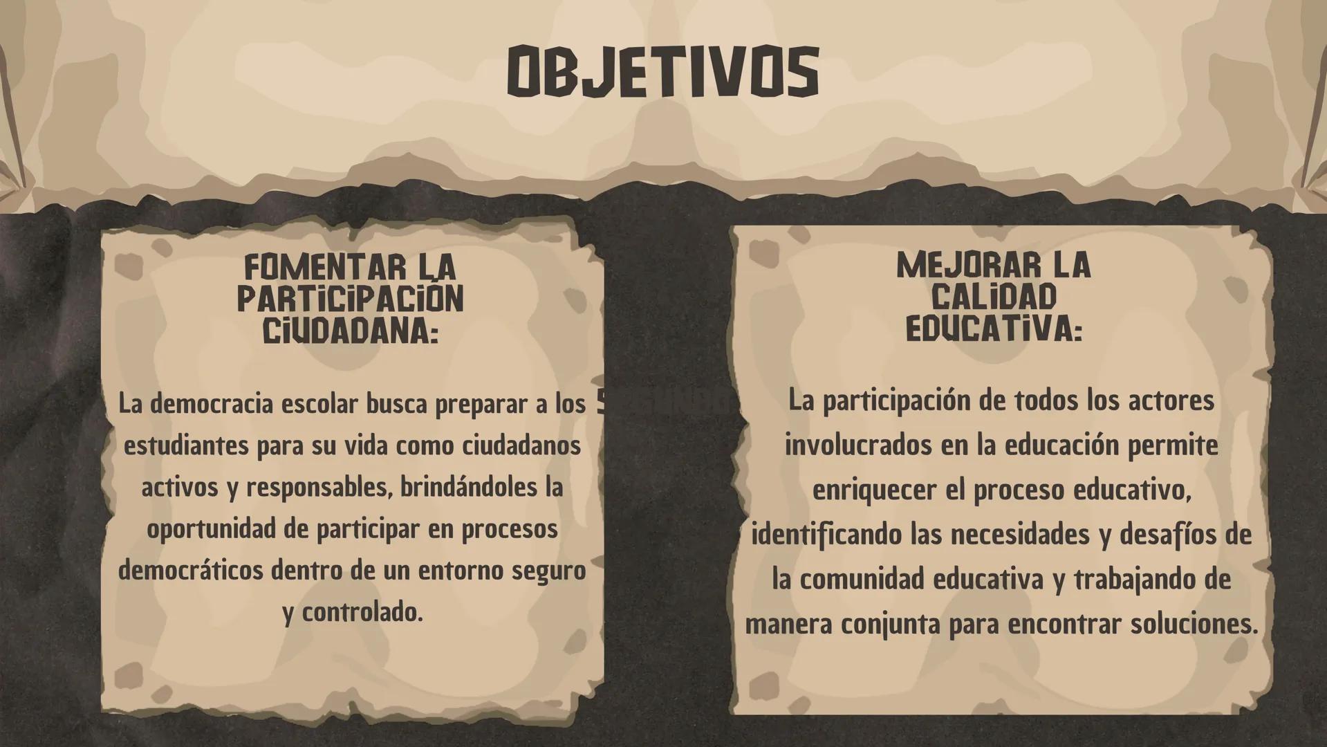 DEMOCRACIA
ESCOLAR
MANUELA FRANCO
MARIANA CARBONELL
VALENTINA BEDOYA
ISABELLA CARMONA ¿QUE ES?
La democracia escolar se refiere a la impleme