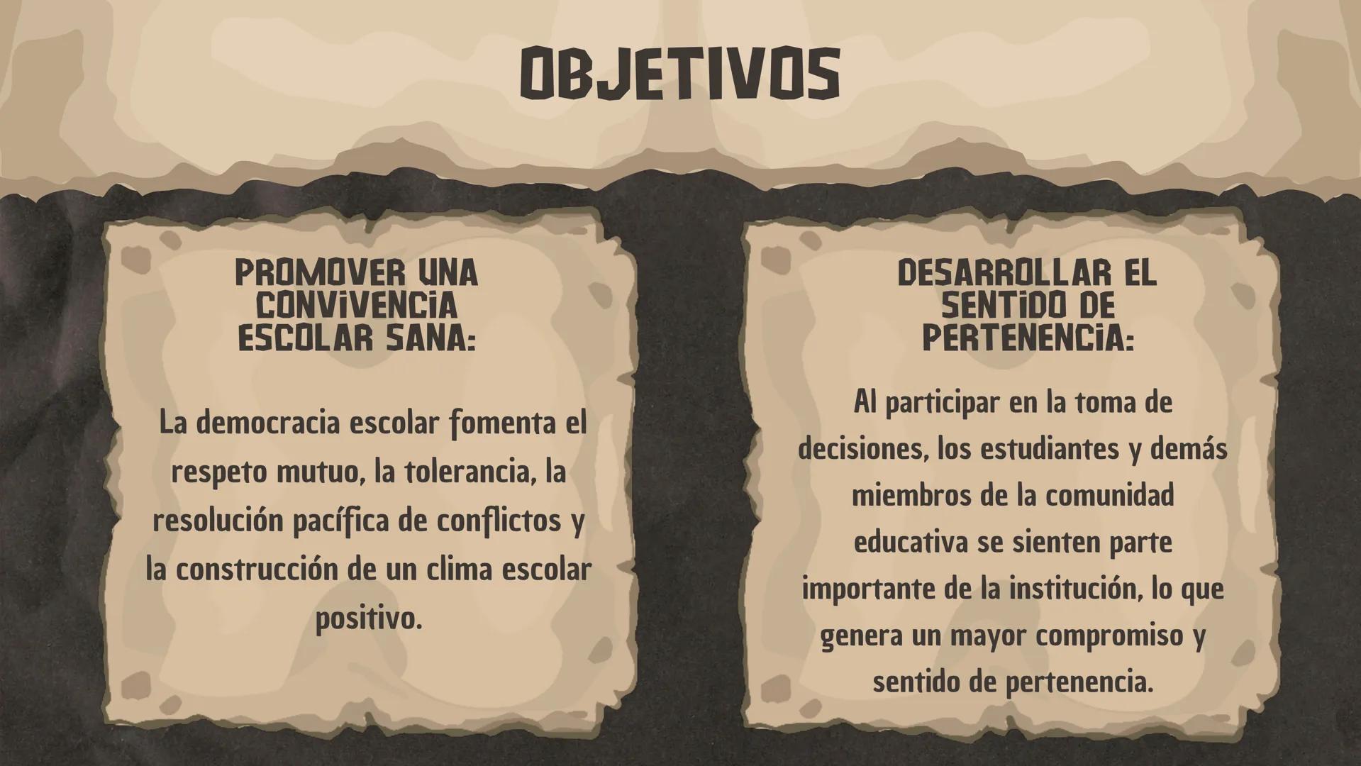 DEMOCRACIA
ESCOLAR
MANUELA FRANCO
MARIANA CARBONELL
VALENTINA BEDOYA
ISABELLA CARMONA ¿QUE ES?
La democracia escolar se refiere a la impleme