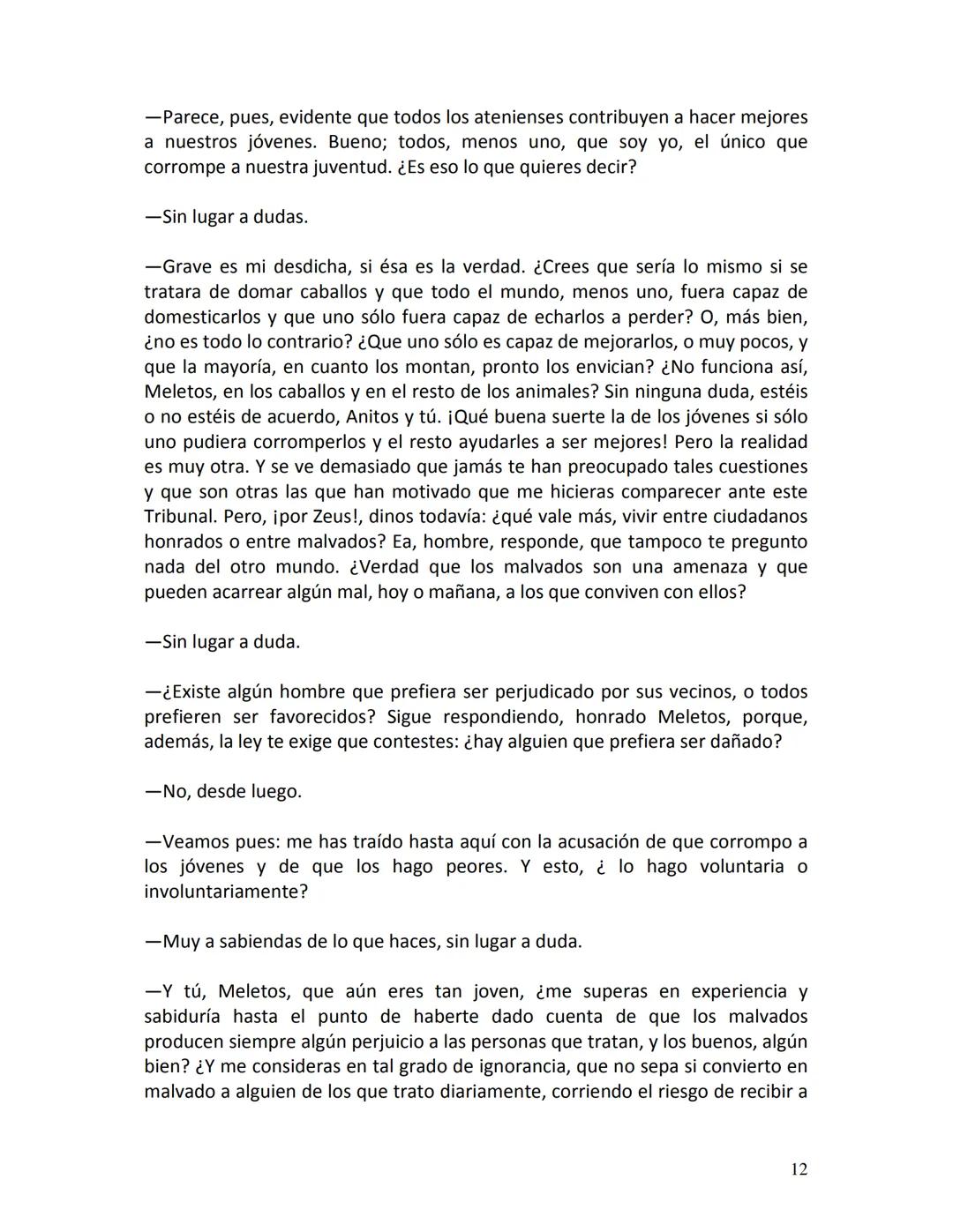# PLATÓN
APOLOGÍA
DE
SÓCRATES
1 # PRIMERA PARTE
Defensa de Sócrates
¡Ciudadanos atenienses! Ignoro qué impresión habrán despertado en vos