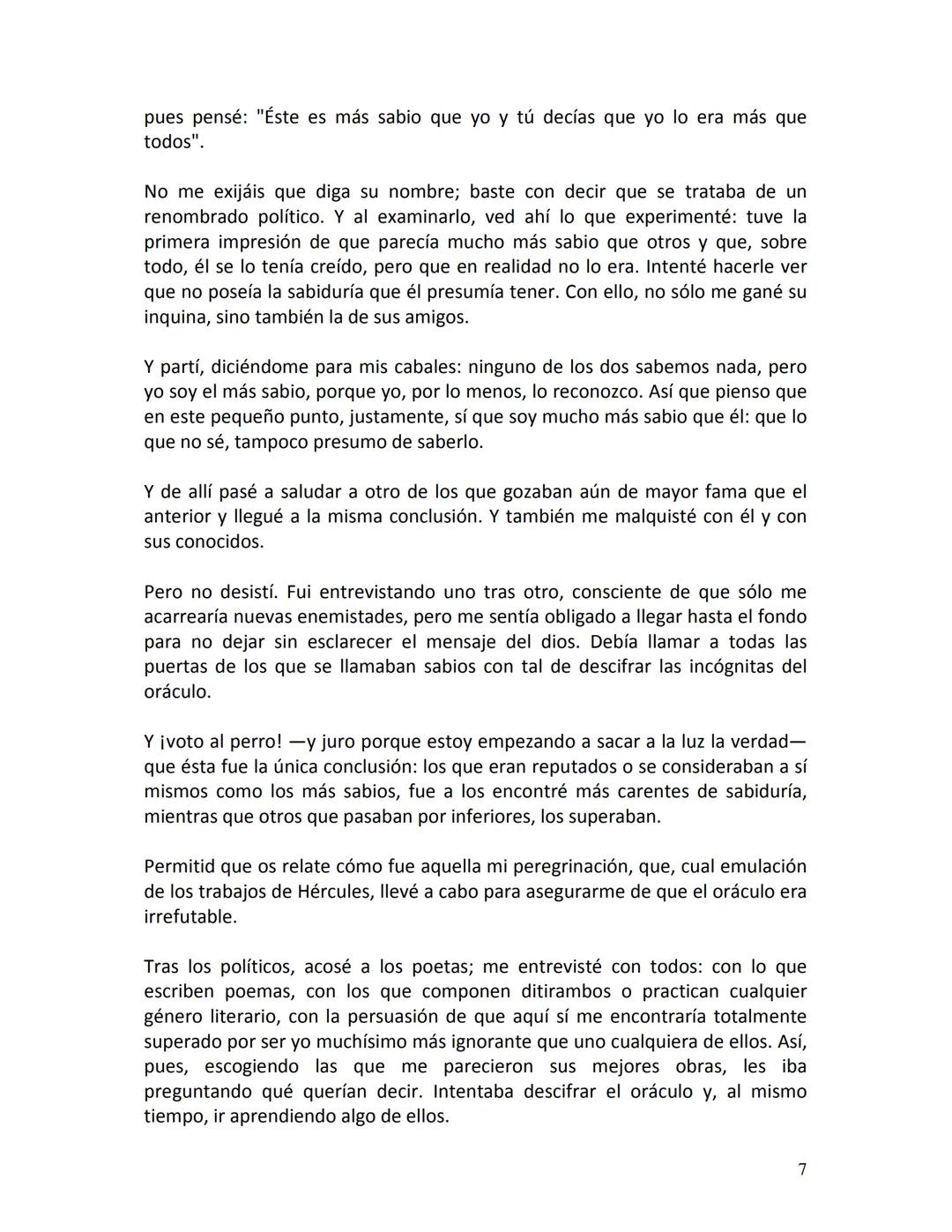 # PLATÓN
APOLOGÍA
DE
SÓCRATES
1 # PRIMERA PARTE
Defensa de Sócrates
¡Ciudadanos atenienses! Ignoro qué impresión habrán despertado en vos