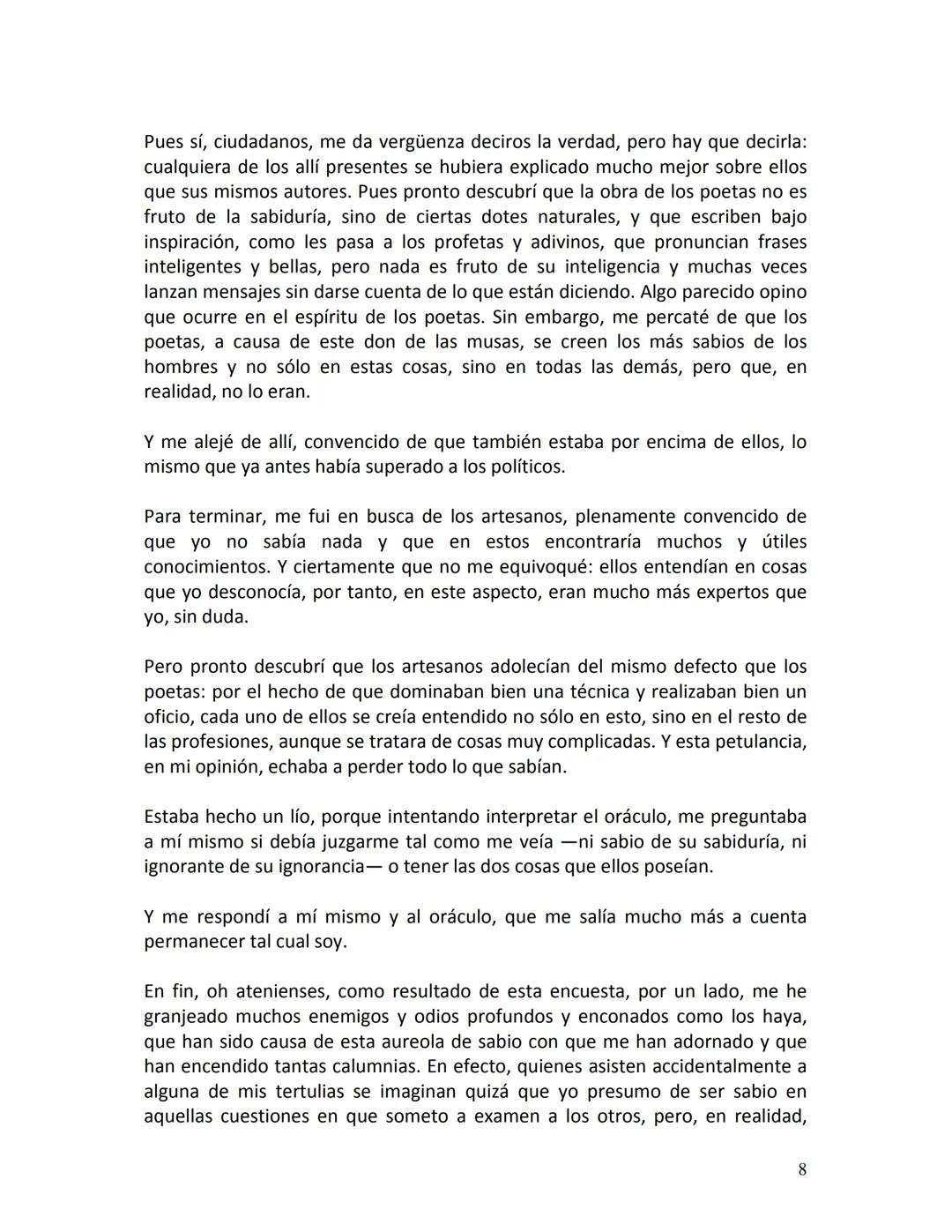 # PLATÓN
APOLOGÍA
DE
SÓCRATES
1 # PRIMERA PARTE
Defensa de Sócrates
¡Ciudadanos atenienses! Ignoro qué impresión habrán despertado en vos