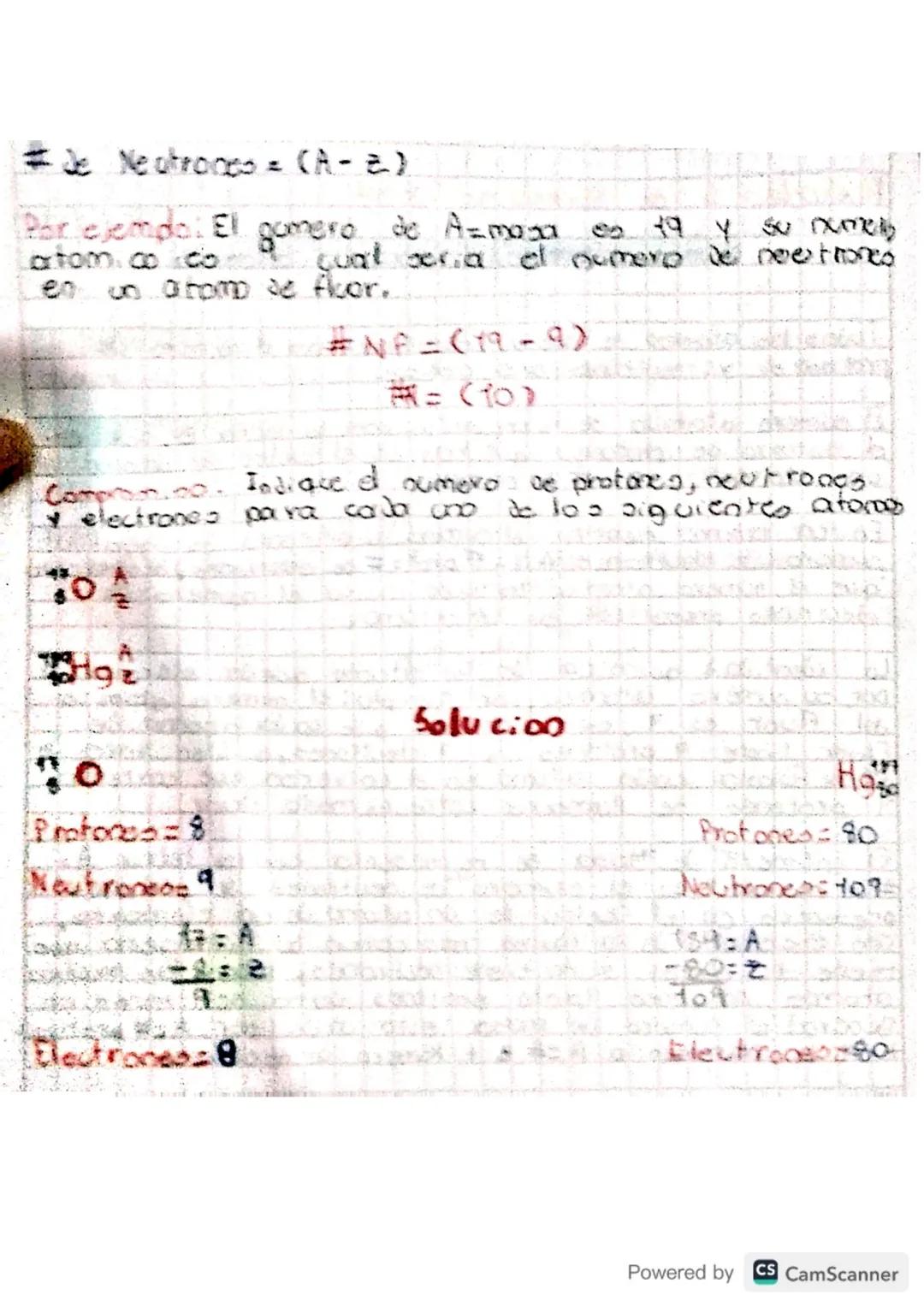 # Nomero atomico y masa atomica
Todos los atamos se pueden identificar por el numero de
protones y neutrones que contiene.
El numero atomi