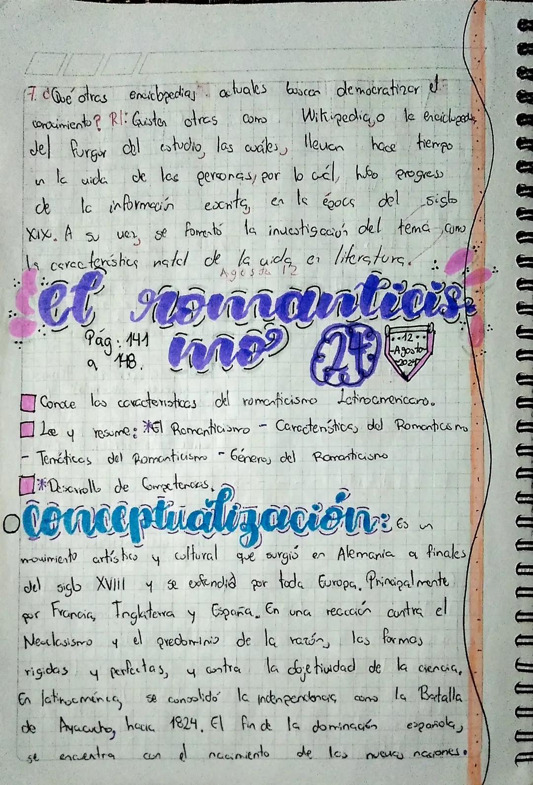 7. ¿Qué otras enciclopedias actuales bocca democratizar el
conacimiento? RI: Guister otras Como Wikipedia, o le enciclopedi
del furgur del e