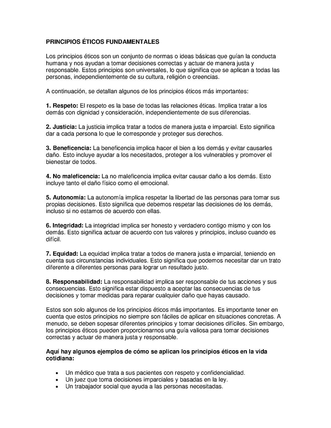 La importancia de la ética