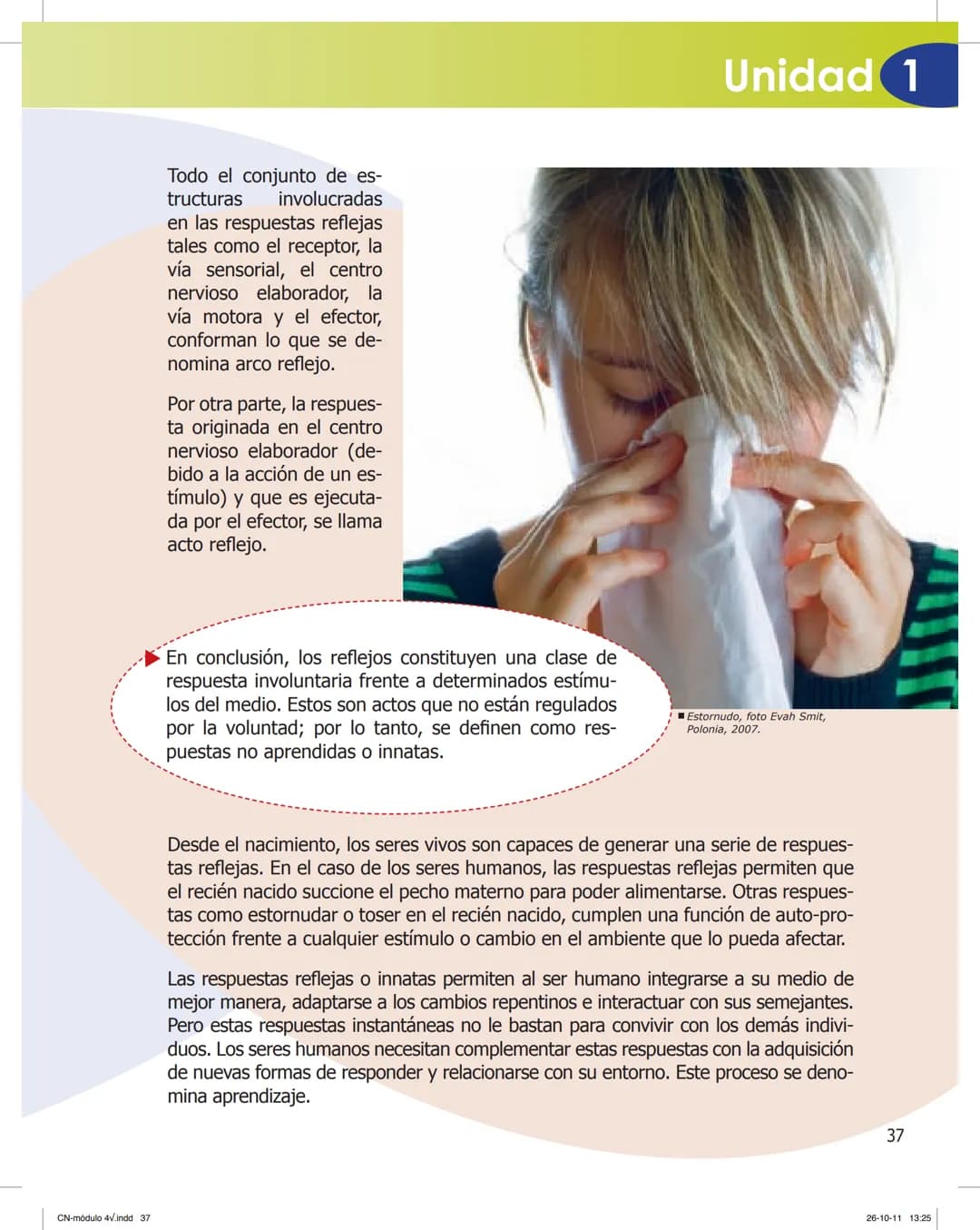tapas 3345.indd 1
Mamed
CIENCIAS NATURALES
SEGUNDO CICLO
MÓDULO 4
Los seres vivos y el ambiente:
Recepción y flujo de
información en el o