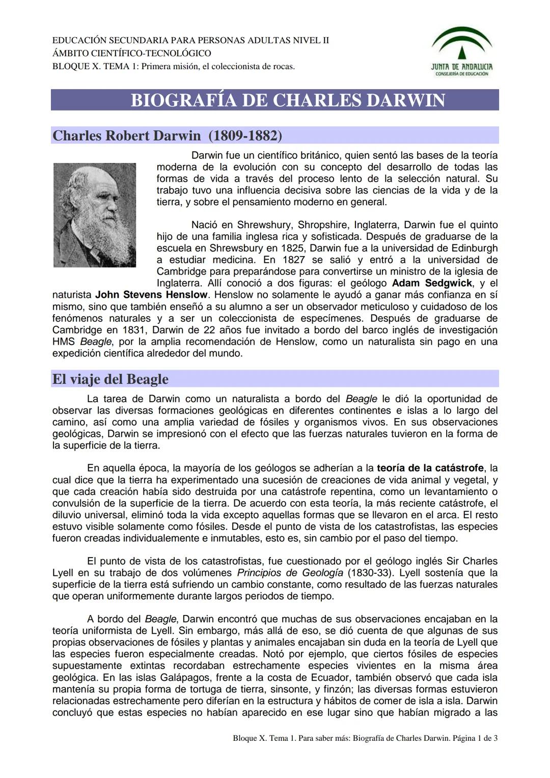EDUCACIÓN SECUNDARIA PARA PERSONAS ADULTAS NIVEL II
ÁMBITO CIENTÍFICO-TECNOLÓGICO
BLOQUE X. TEMA 1: Primera misión, el coleccionista de roca
