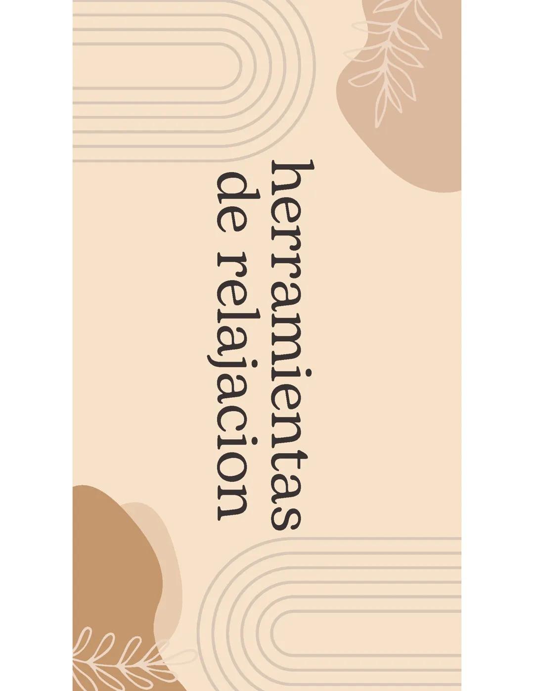 Herramientas de relajación