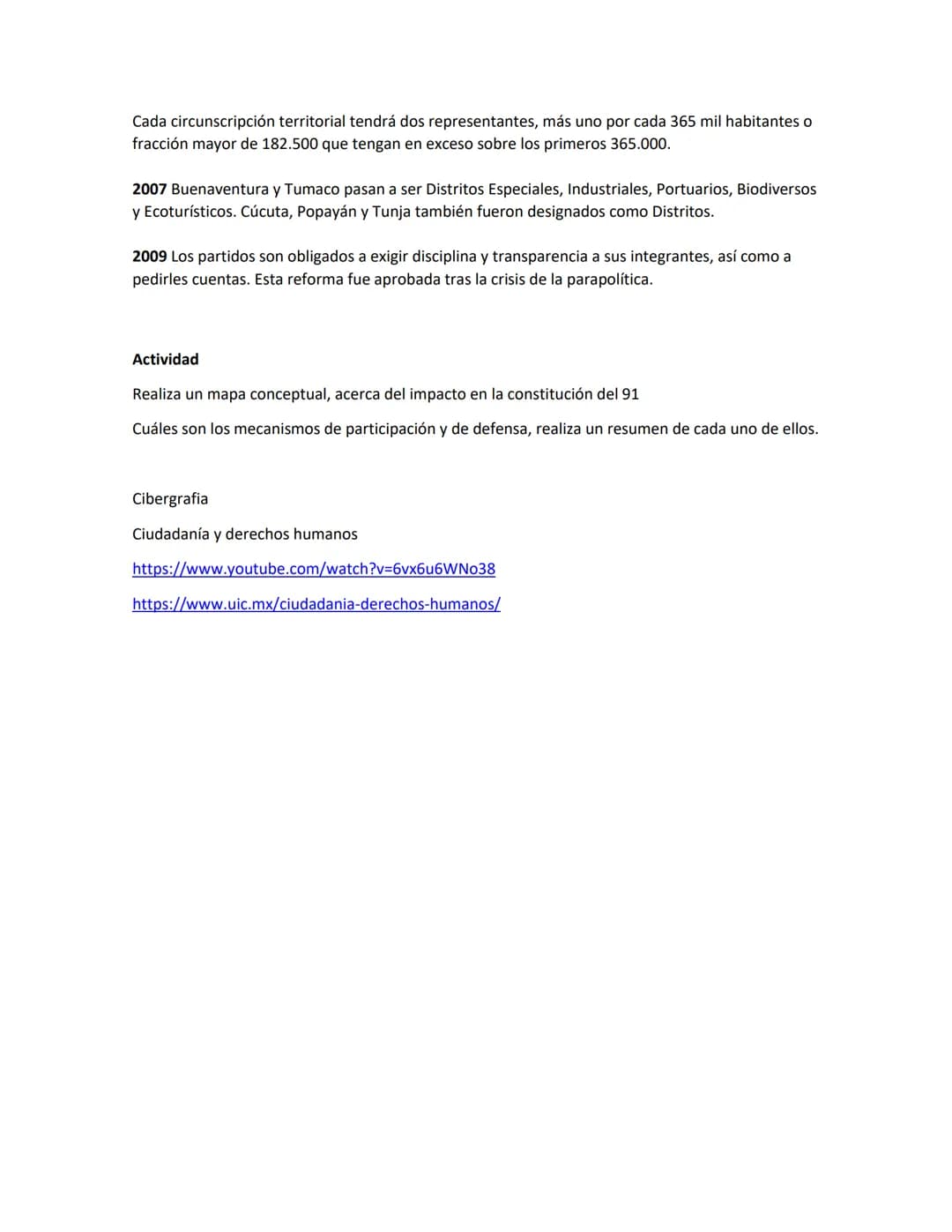 # Ciudadanía y derechos humanos
Objetivo: relacionar los conceptos de ciudadanía y la relación con los derechos humanos.
El concepto de ci
