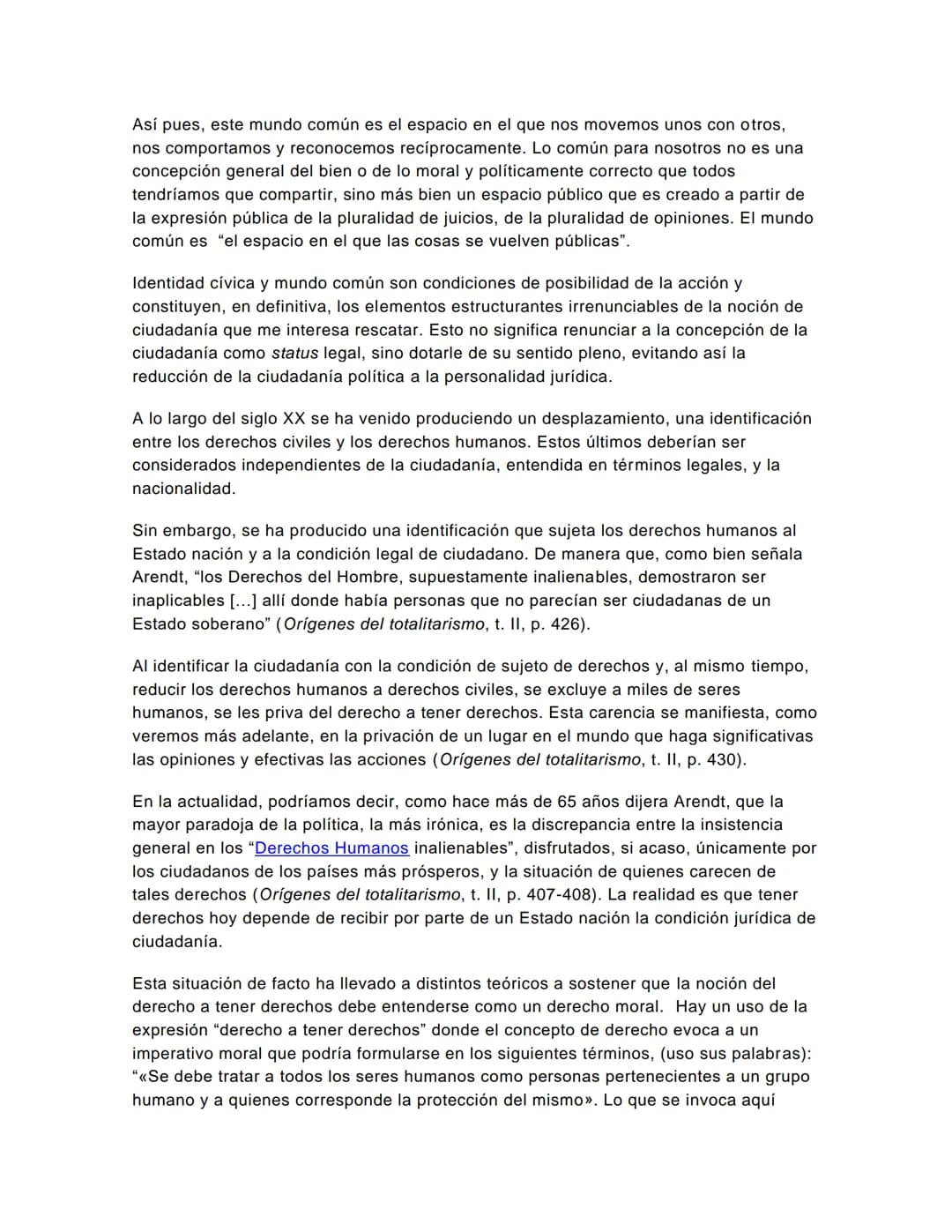 # Ciudadanía y derechos humanos
Objetivo: relacionar los conceptos de ciudadanía y la relación con los derechos humanos.
El concepto de ci