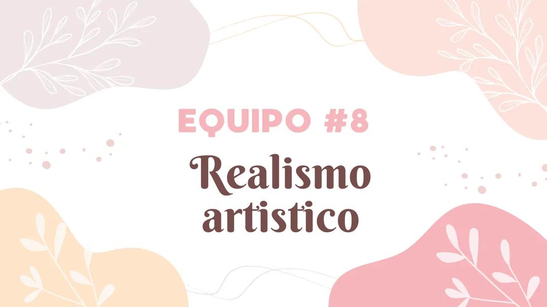 Diapositiva sobre El Realismo