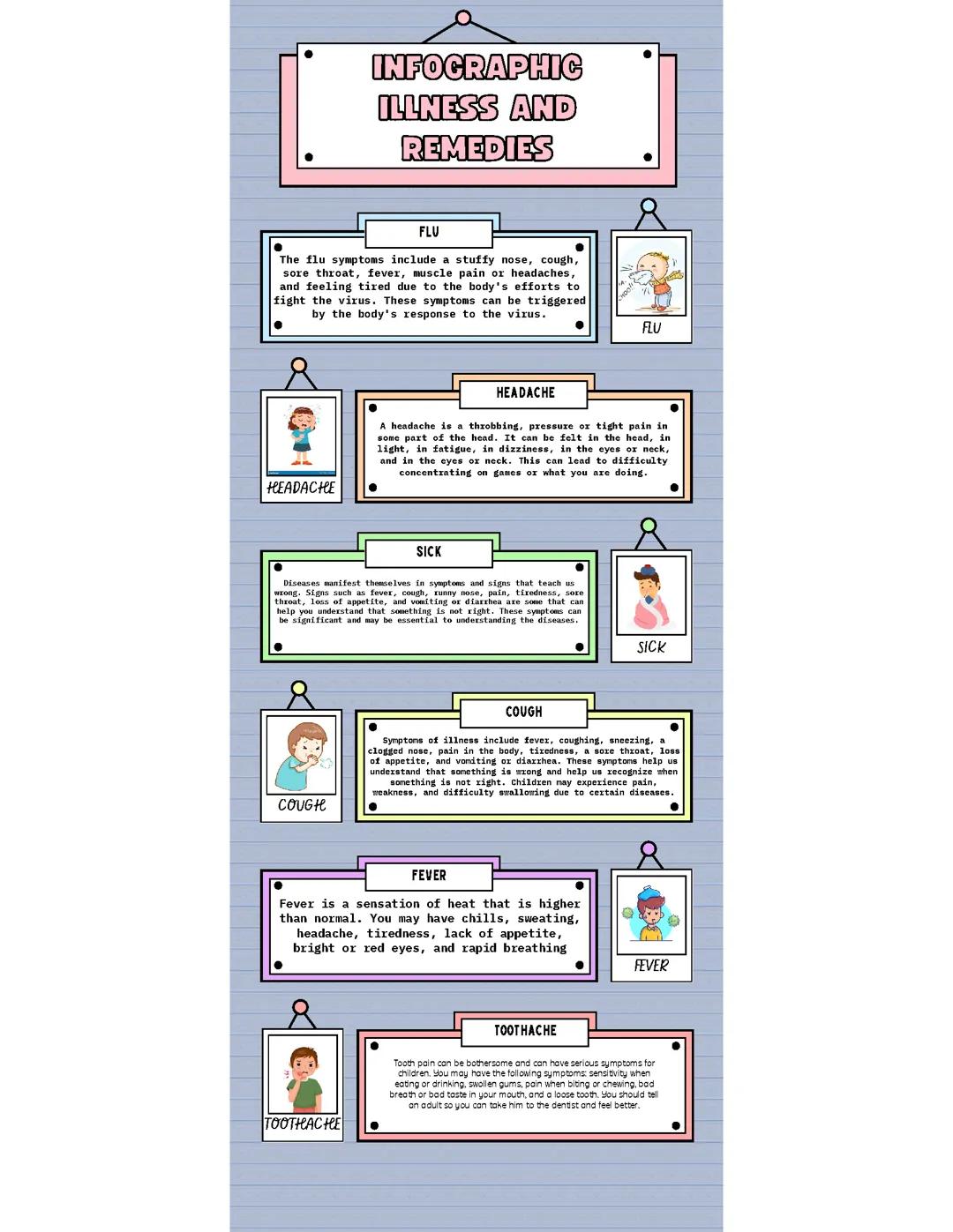 Infografía sobre las enfermedades