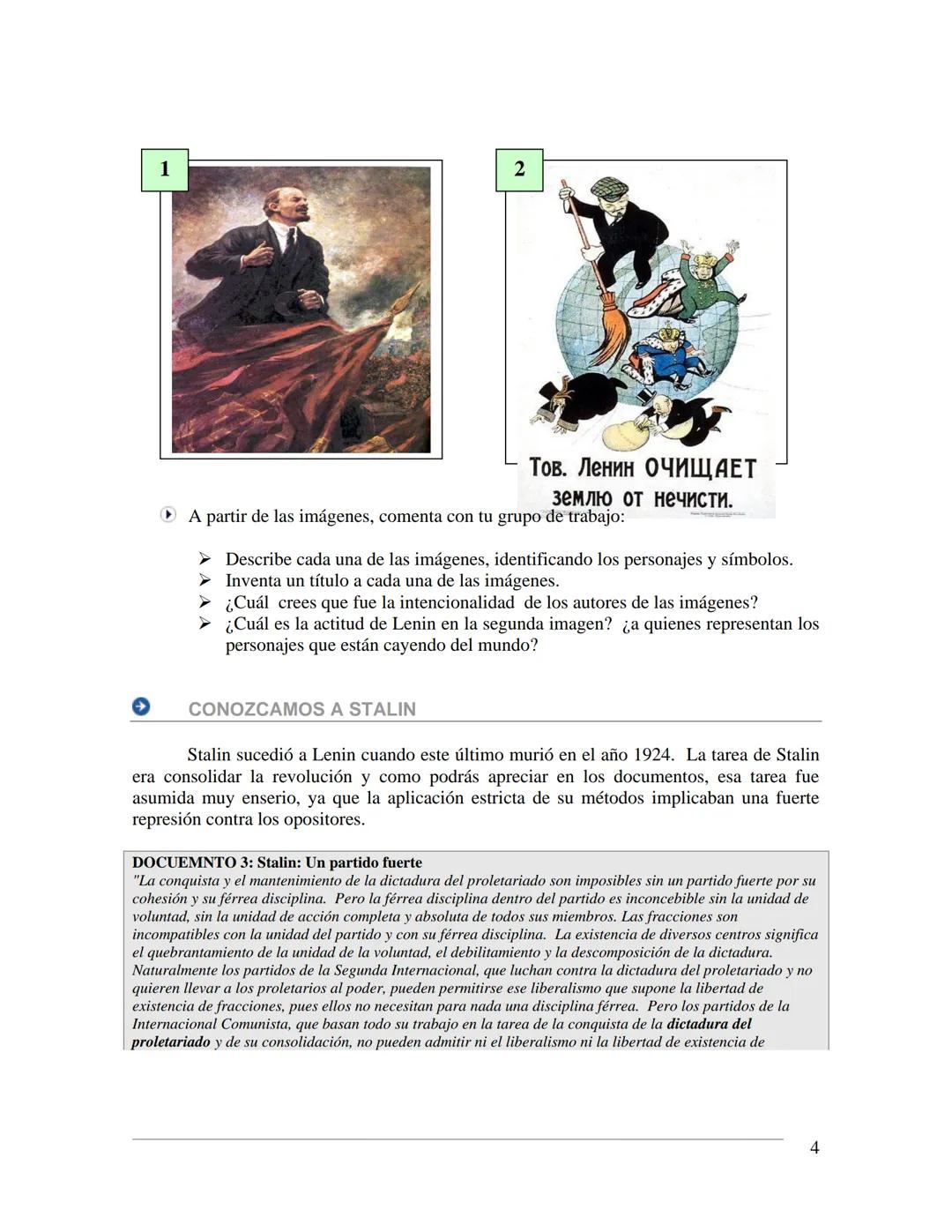 # LA REVOLUCIÓN RUSA Y EL NACIMIENTO
## DEL ESTADO SOVIÉTICO SOCIALISTA
Contenido: Europa en crisis
Procedimiento: Análisis de documentos e