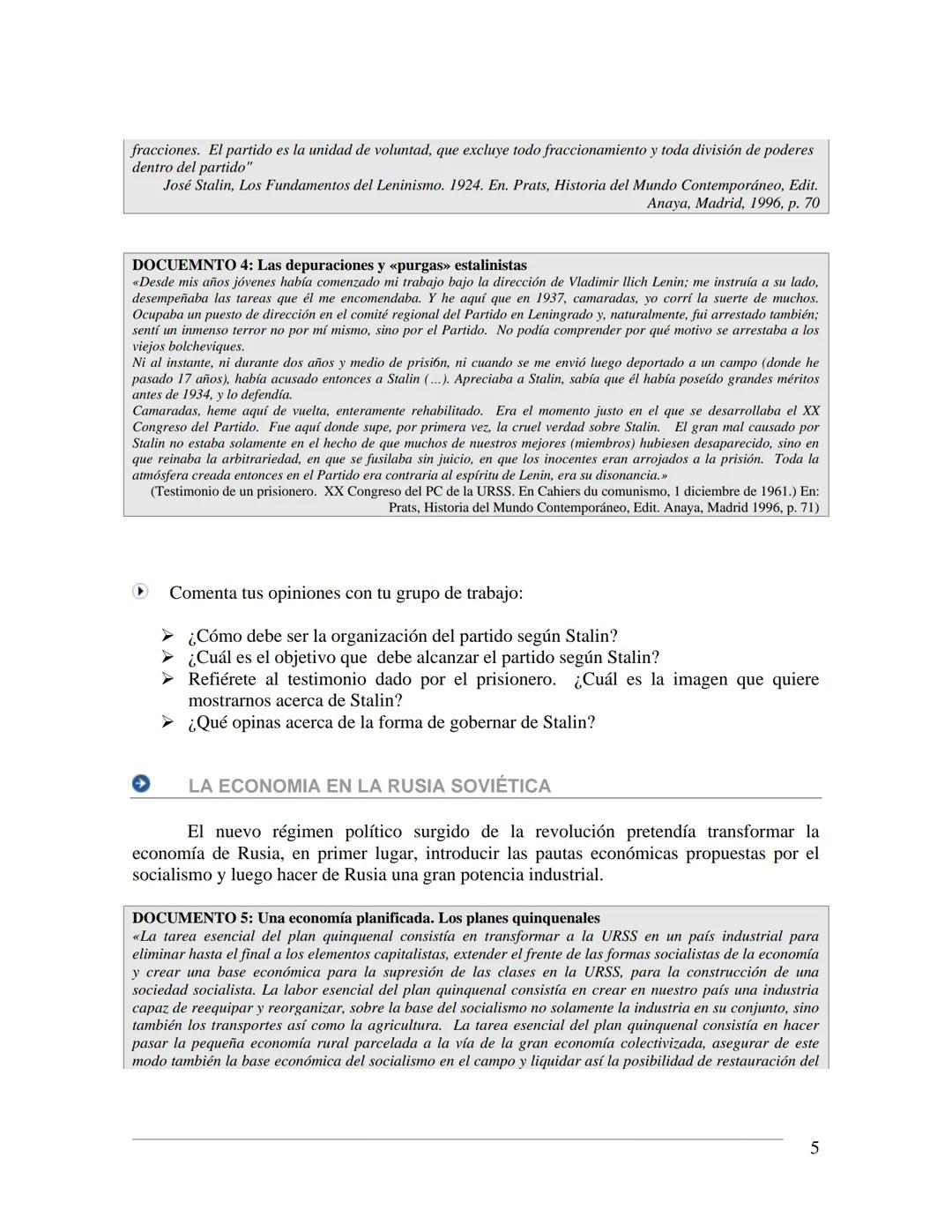 # LA REVOLUCIÓN RUSA Y EL NACIMIENTO
## DEL ESTADO SOVIÉTICO SOCIALISTA
Contenido: Europa en crisis
Procedimiento: Análisis de documentos e