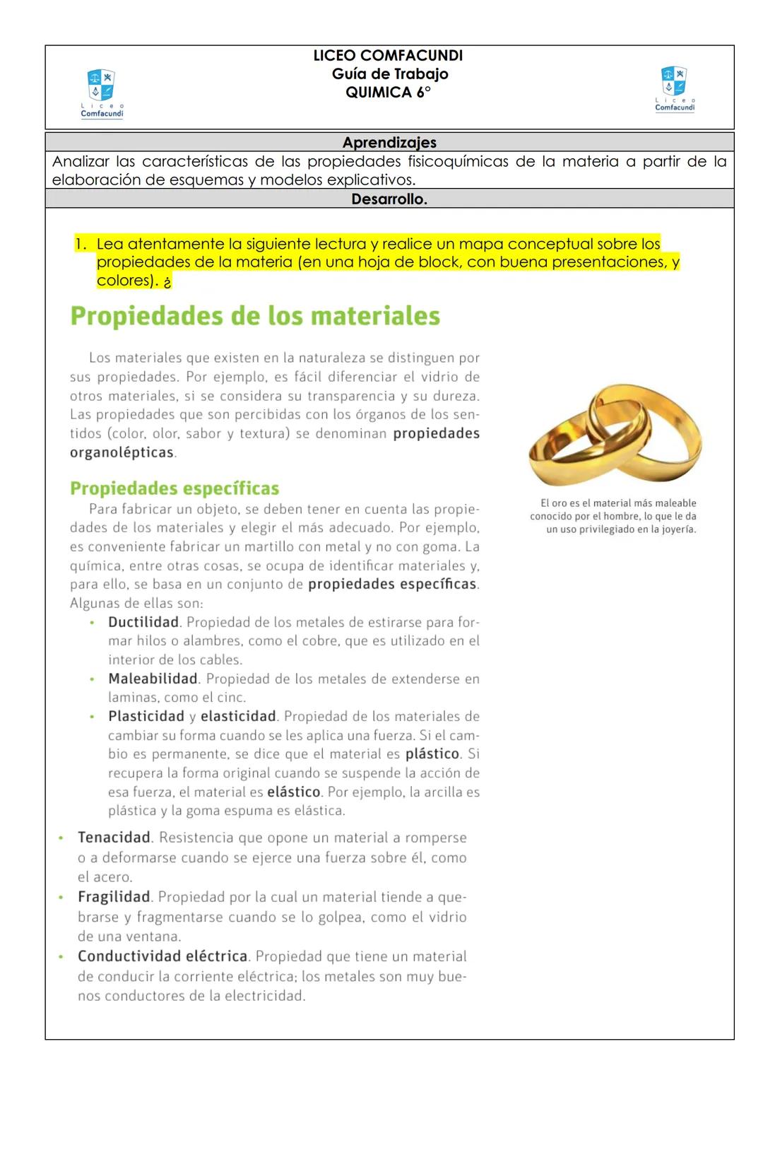 Propiedades de la materia