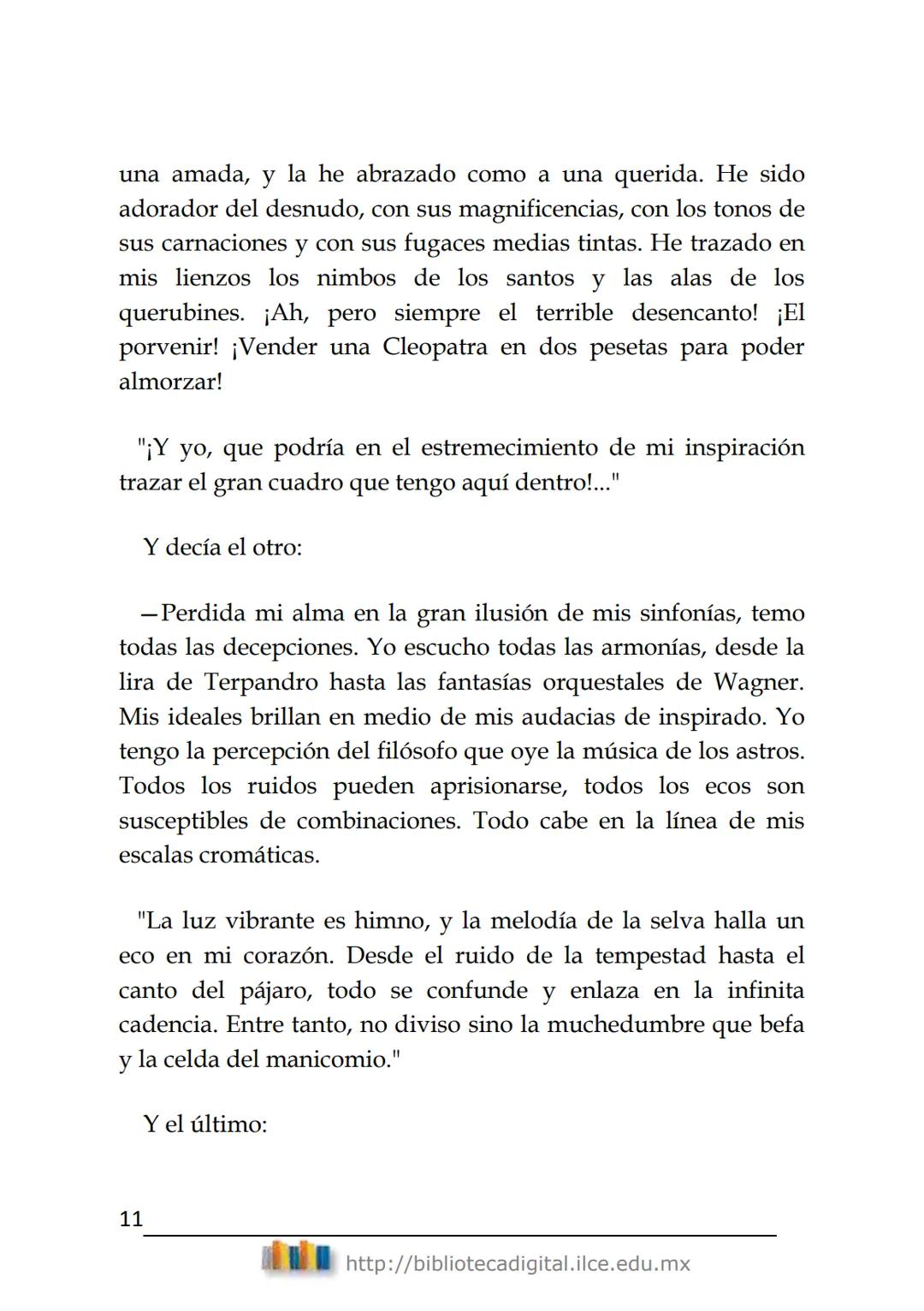Literatura hispanoamericana
DIEZ
CUENTOS
Rubén Darío
(1867-1916)
BIBLIOTECA DIGITAL
del ILCE DIEZ CUENTOS
Rubén Darío
ÍNDICE
EL PÁJARO