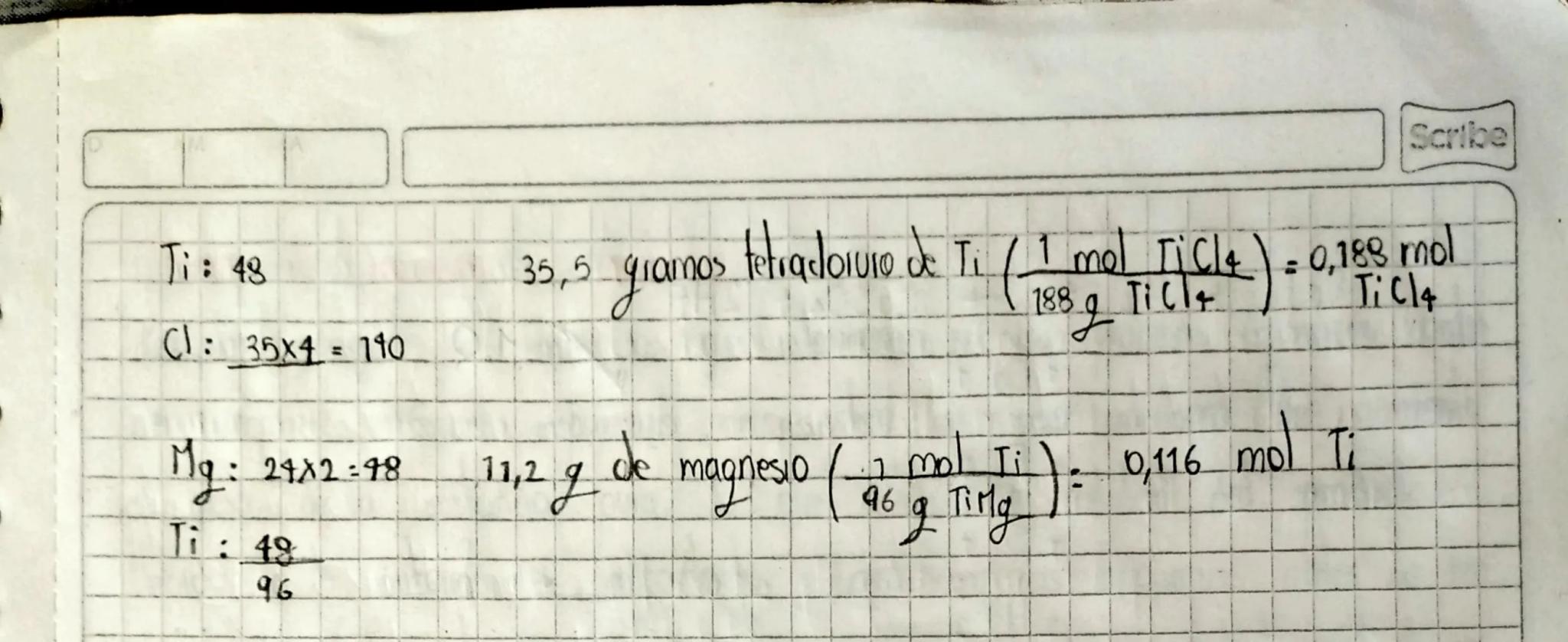 Scribe
23 03
2023
Rendimiento
Rendimiento y pureza en las
6 la cantidad de producto que
reacciones quimico
se puede tener al completar una