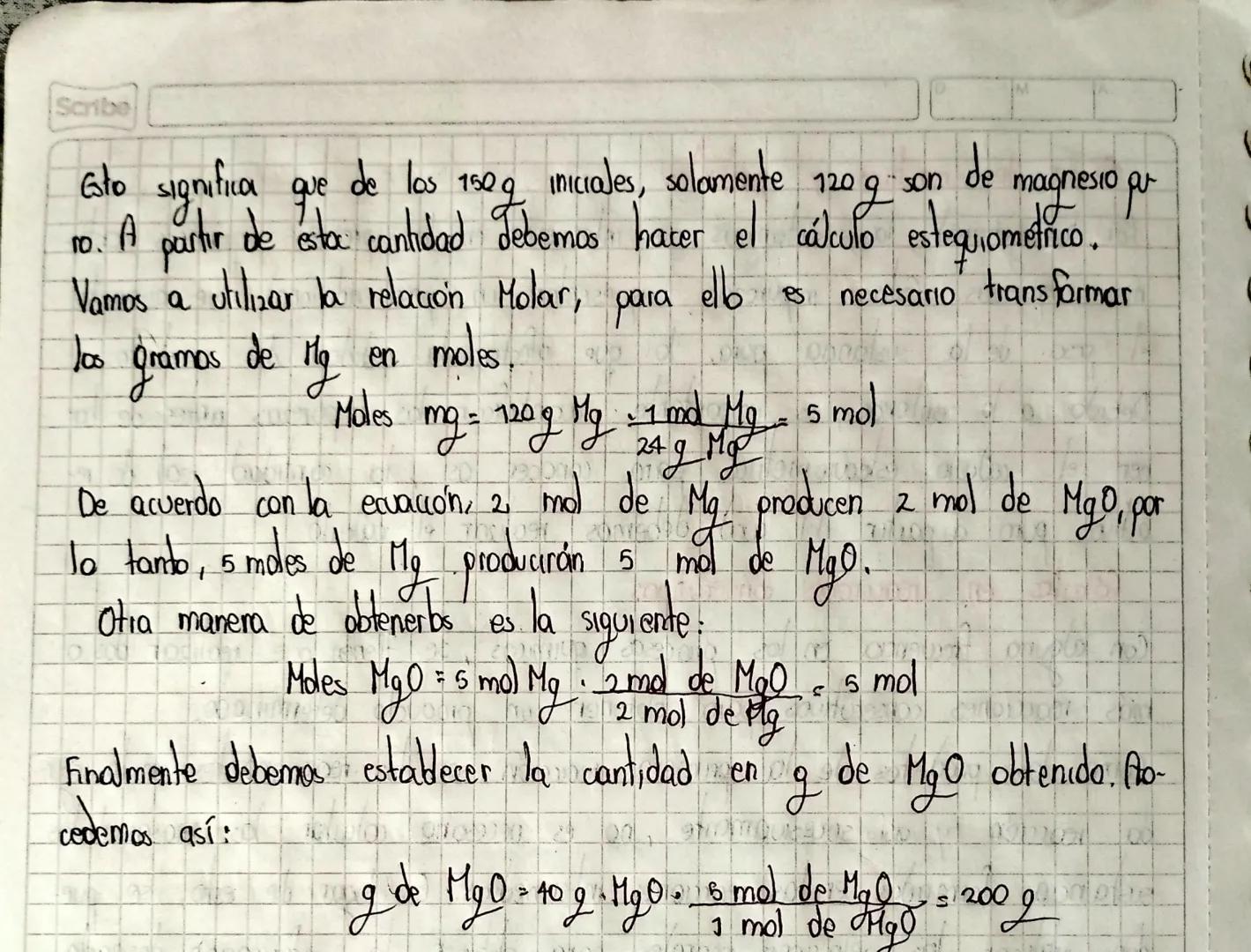 Scribe
23 03
2023
Rendimiento
Rendimiento y pureza en las
6 la cantidad de producto que
reacciones quimico
se puede tener al completar una