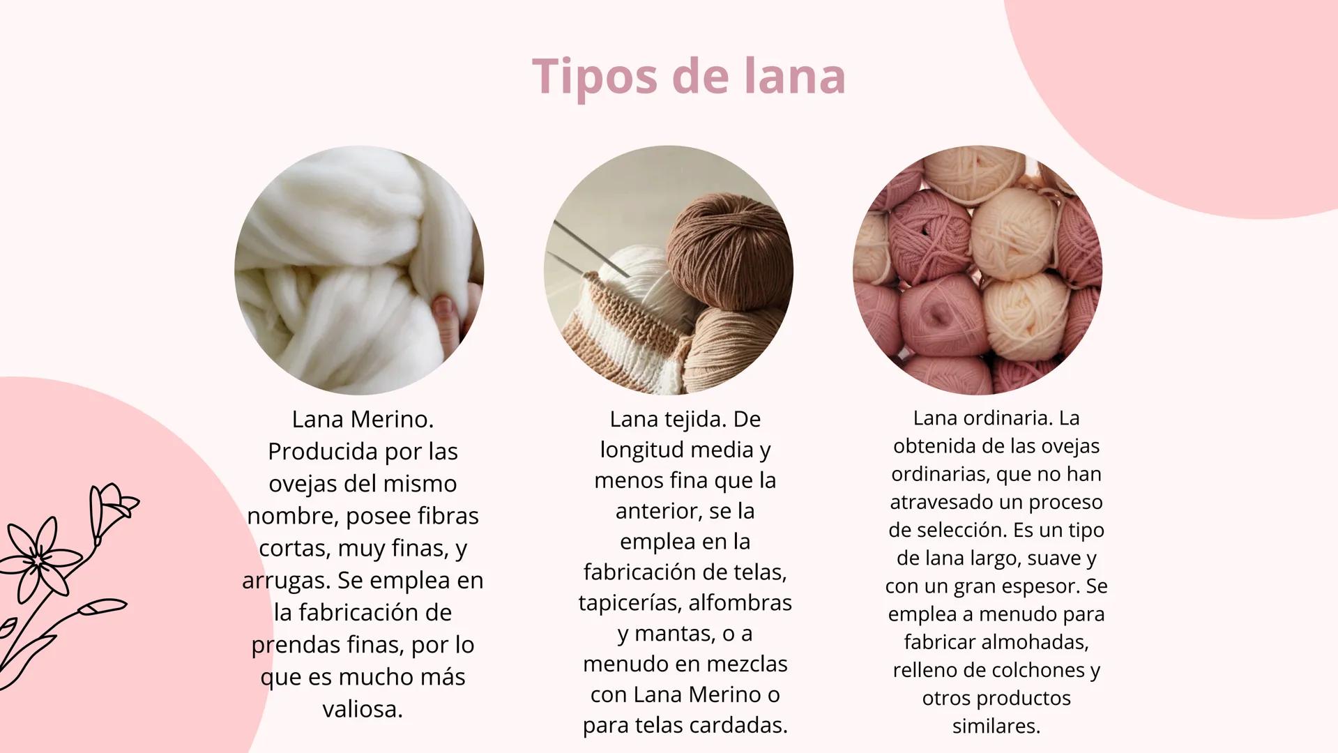 ¿QUE ES LA LANA?
♡ Que es la lana
La lana es una fibra animal obtenida de
animales como la oveja, la llama, la vicuña y la
alpaca mediante u