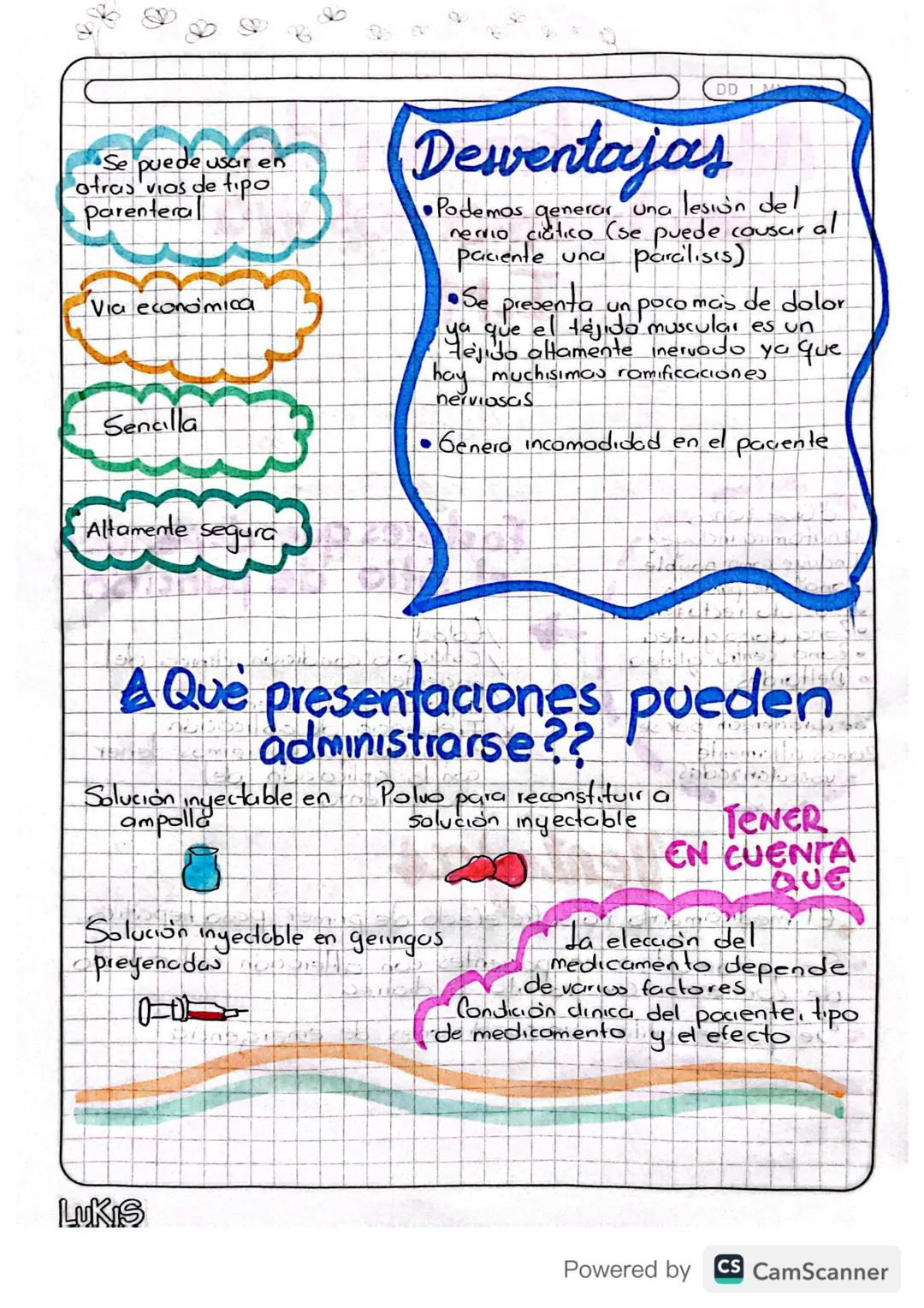 Administración de
medicamentos via
I.M
¿Qué zonas
anatomica incluye?
Incluye
como posible
zonas de punción
Musculo recto femoral
Zona dorso