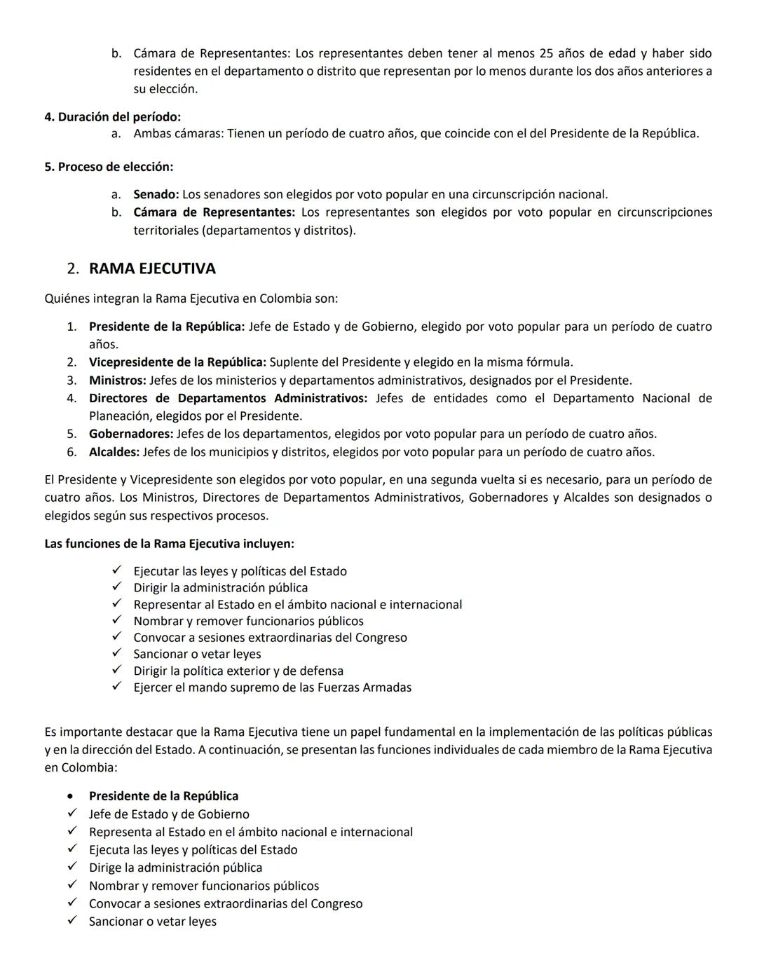 RAMAS DEL PODER PÚBLICO
1. RAMA LEGISLATIVA
Comisiones del Congreso de la República de Colombia:
• Senado de la República:
1. Comisión Prime