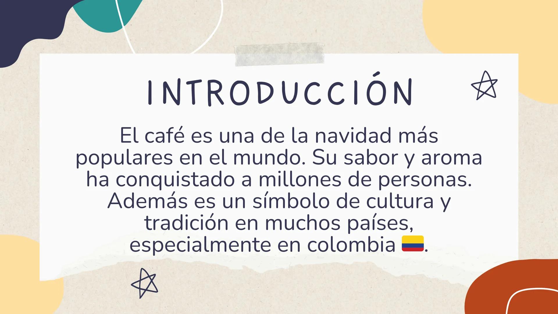 PRESENTACION
DE "PORQUE ES.
FAMOSO EL CAFE"
POR: CAMILO MEJÍA
GRADO 8
DOCENTE
KATERIN ARAGÓN
COLEGIO METROPOLITANO DE YUMBO PORTADA
INDICE
C