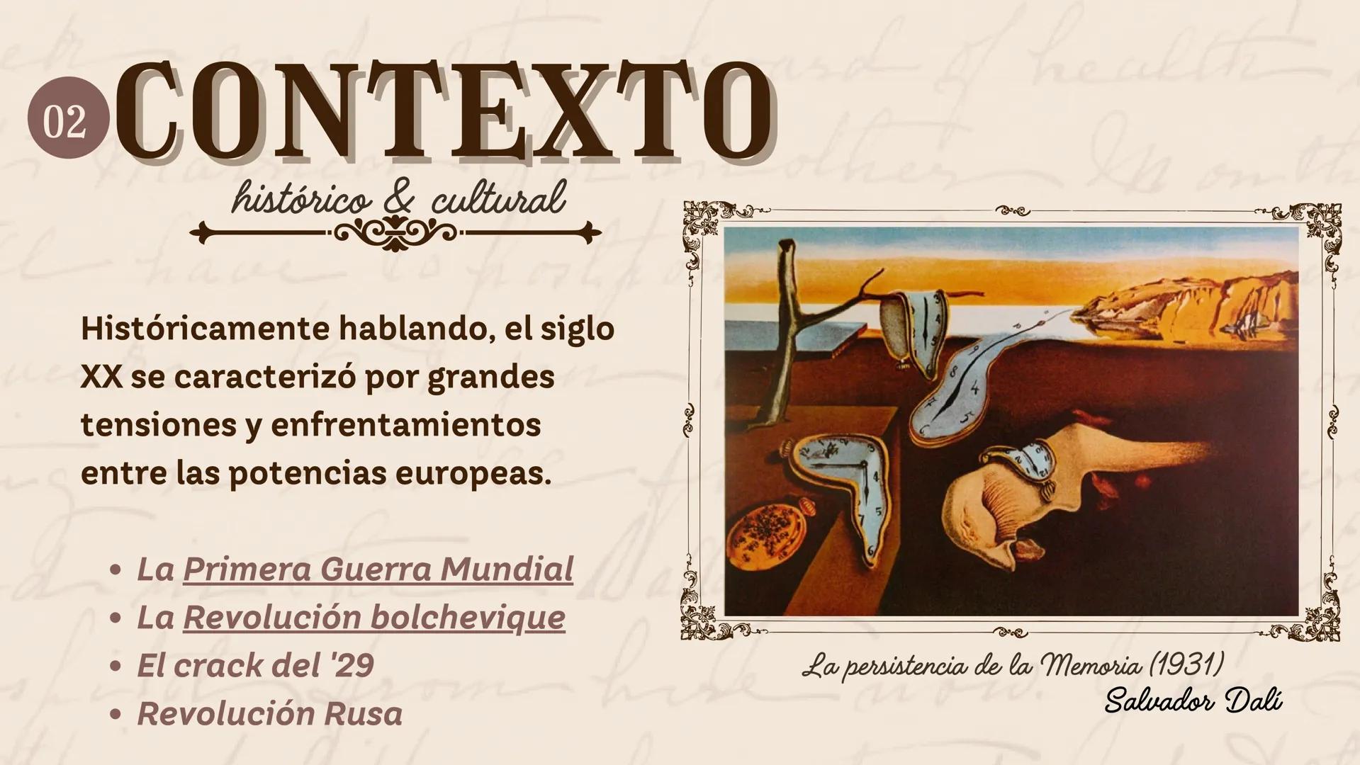 Mars
Historia De
LAS the
he
VANGUARIDAS
Valentina Tinjacá
Samantha Hurtado
1003 jm
the
now.
was ver ÍNDICE
01 ¿Qué es?
02 Contexto histórico