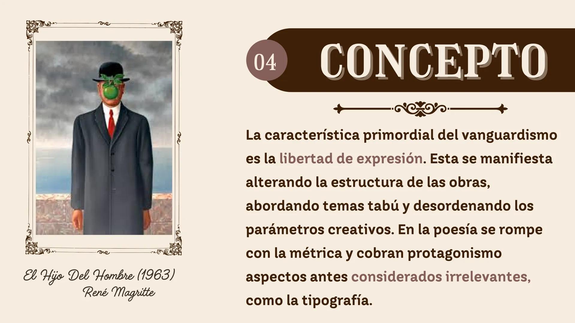 Mars
Historia De
LAS the
he
VANGUARIDAS
Valentina Tinjacá
Samantha Hurtado
1003 jm
the
now.
was ver ÍNDICE
01 ¿Qué es?
02 Contexto histórico
