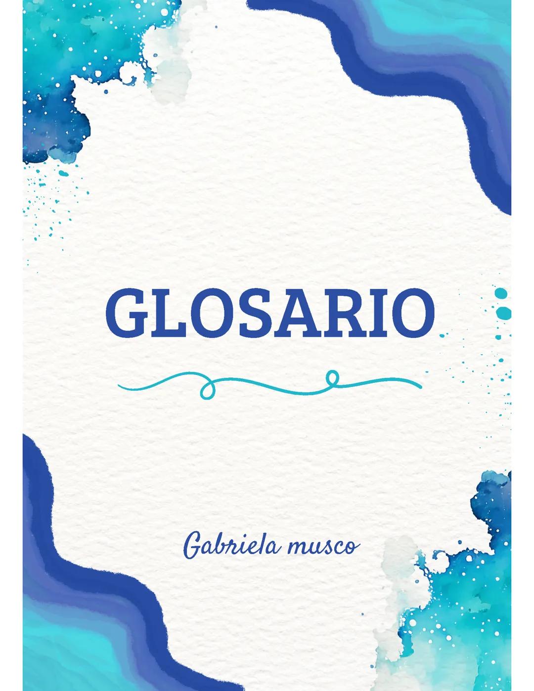 Glosario salud oral