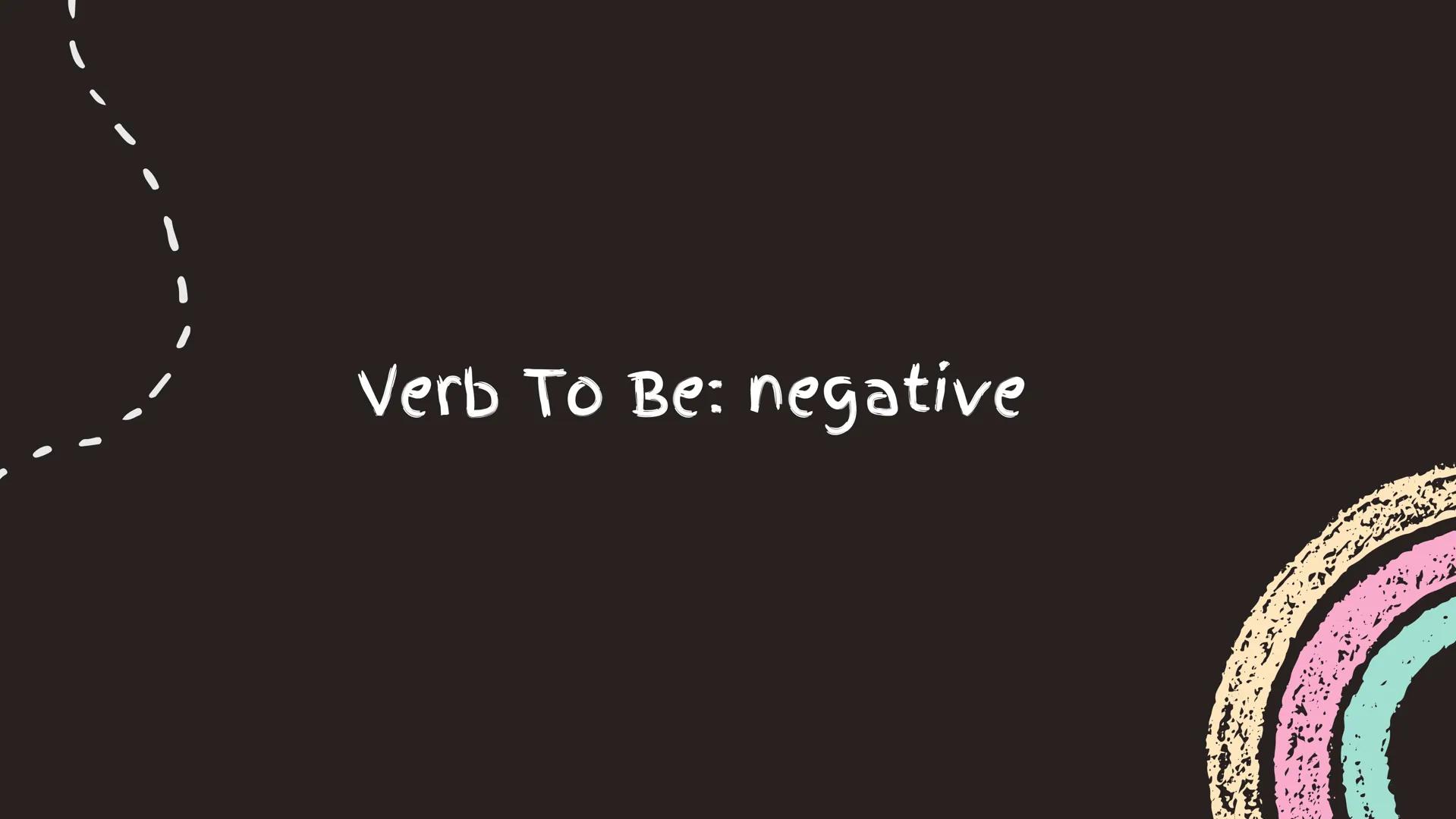 Verb To Be The verb To Be in English has two meanings in
Spanish: Ser o Estar Ex: I am a teacher. Ex: The cat is at home. Verb To Be: affirm