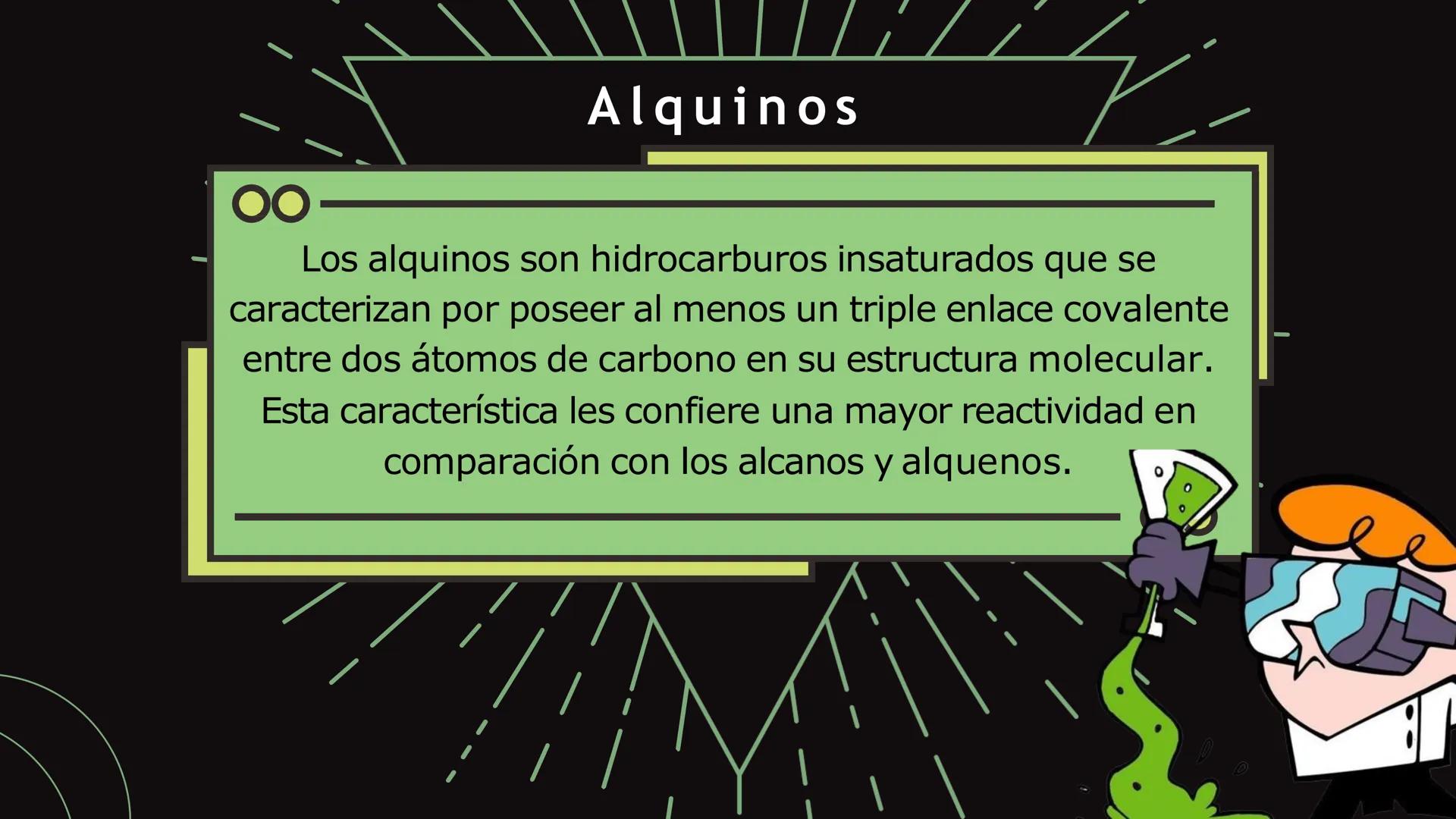 Alquenos, alquinos
y cíclicos Los alquenos son
compuestos
orgánicos de gran
importancia
industrial y
comercial. Se
utilizan como
materia pr