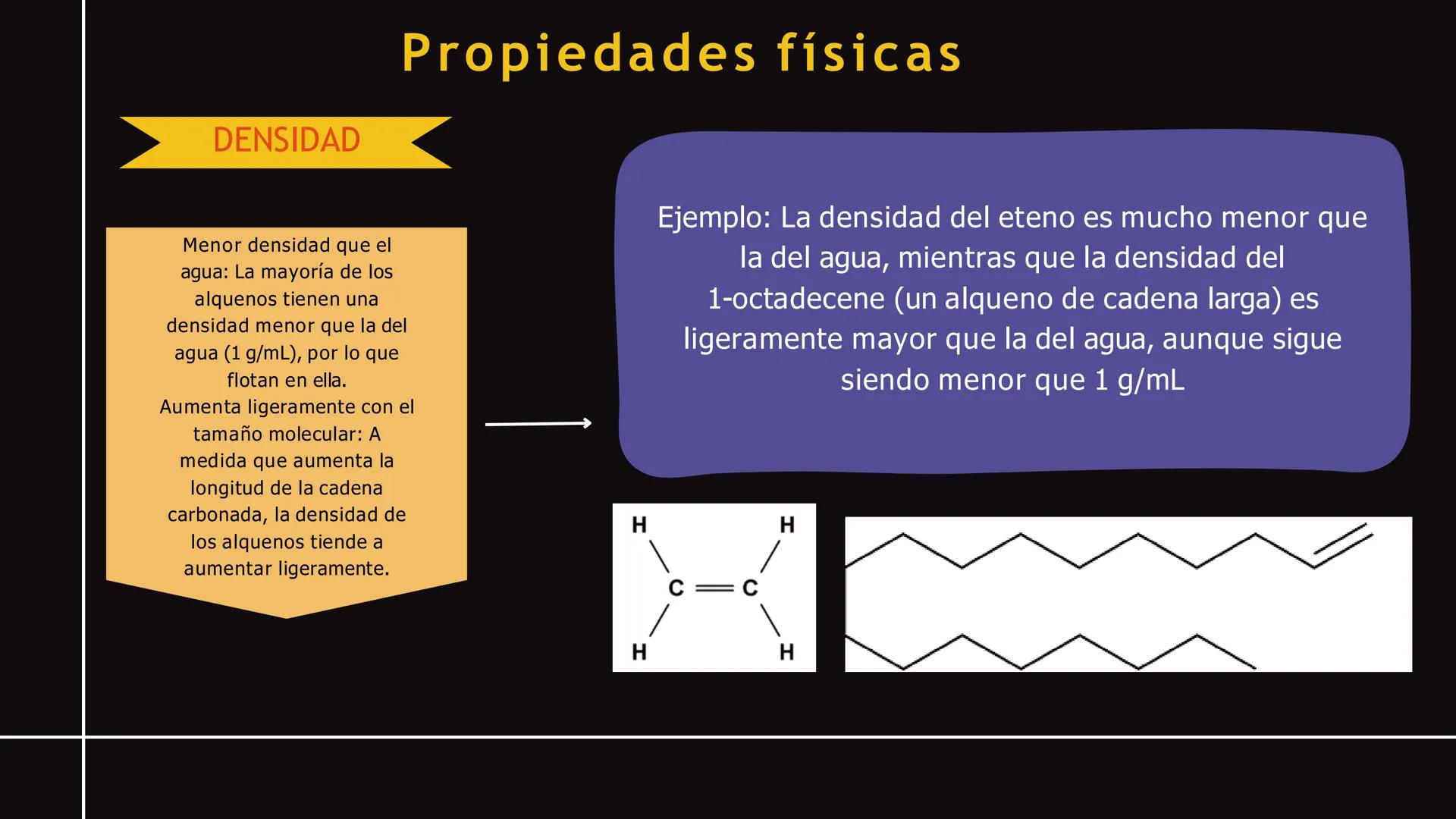 Alquenos, alquinos
y cíclicos Los alquenos son
compuestos
orgánicos de gran
importancia
industrial y
comercial. Se
utilizan como
materia pr