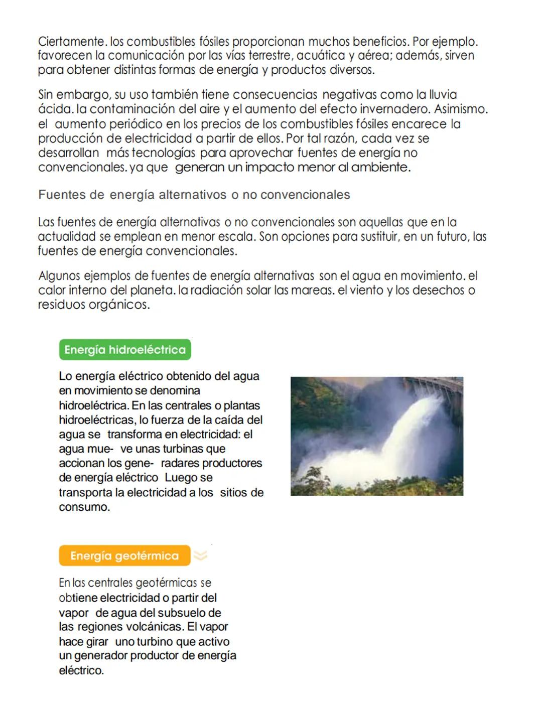 Institución Educativa Técnica Agropecuaria y Comercial
"Eutimio Gutiérrez Manjon"
FUENTES DE ENERGIA
Los componentes del entorno de los que