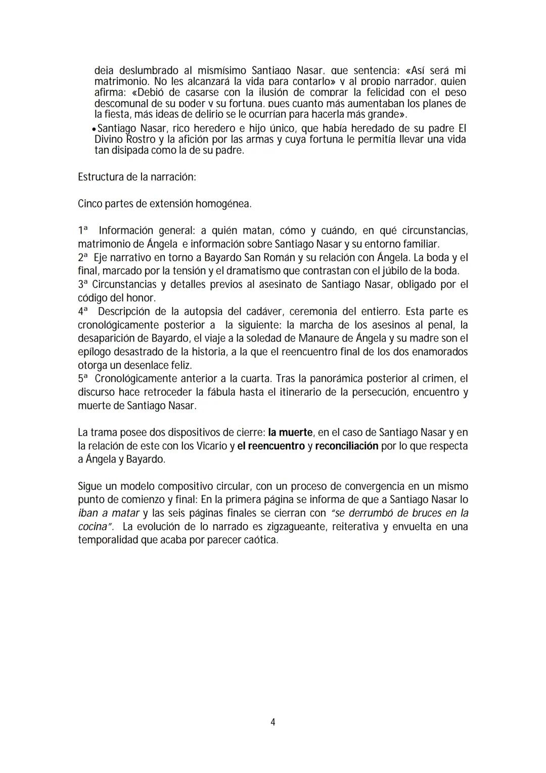 CRÓNICA DE UNA MUERTE ANUNCIADA. ANÁLISIS: TEMAS. ESTRUCTURA.
Temas: Violencia inserta en el trasnochado código del honor. La religión, la
s