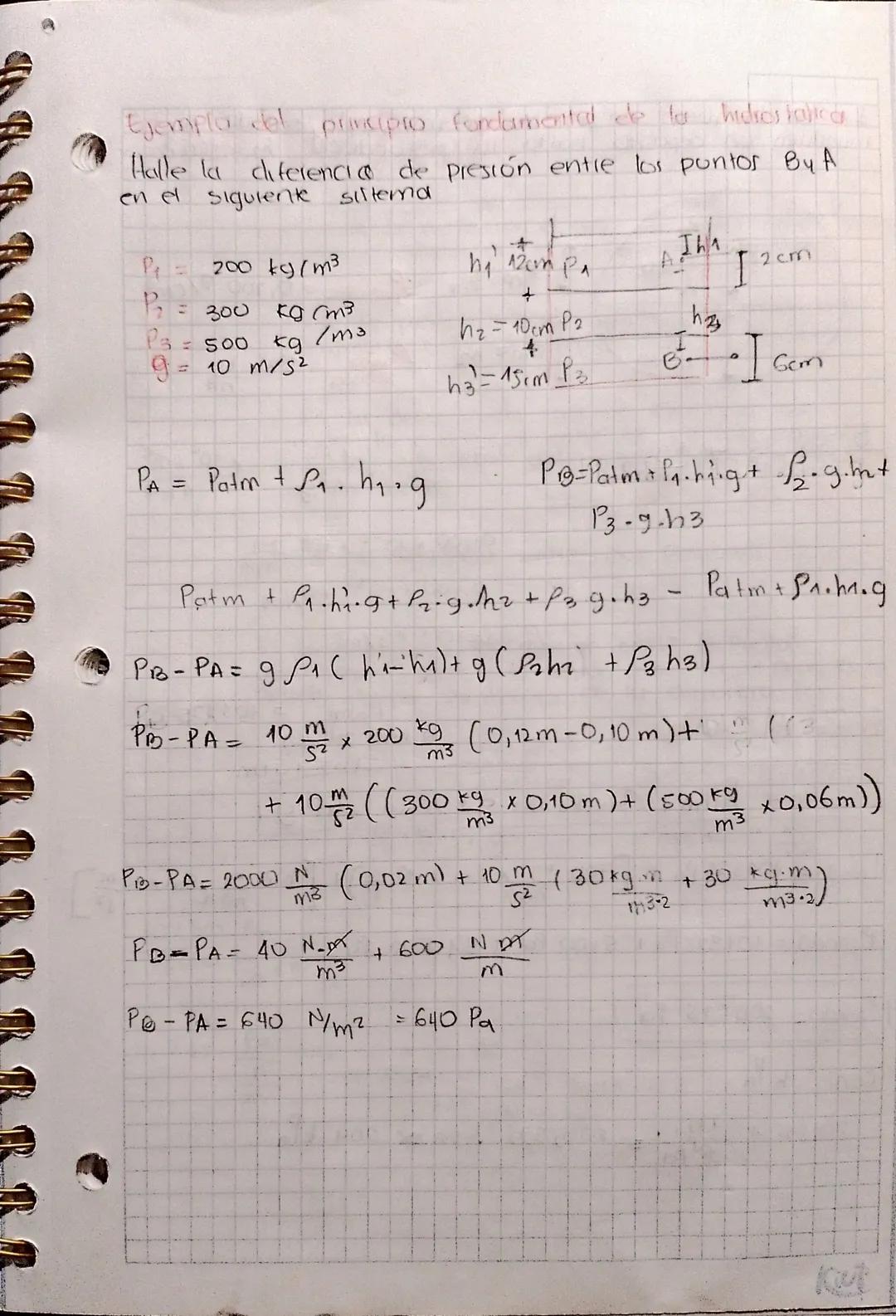 # Hidrostática
Estudio de los fluidos en leposu
• Estatica de flurdo
• Pascal
• Arquimedes
23 00 202
D → Fluido Ideal
Principio fundam