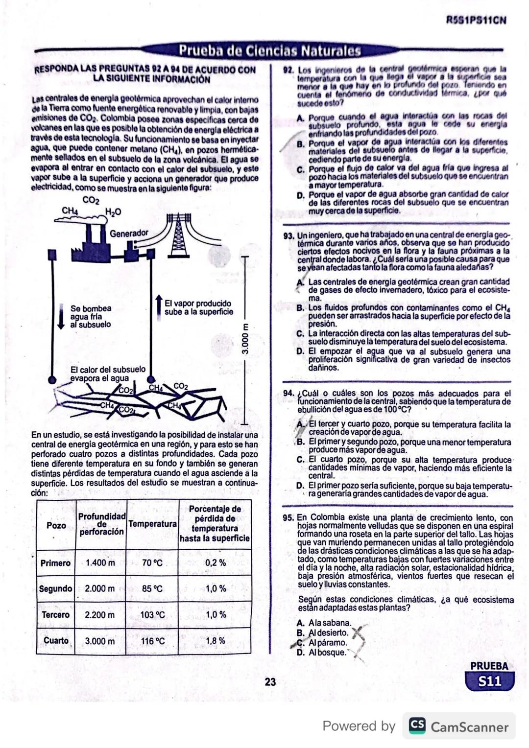 R1S1PS11M
Prueba de Matemáticas
1. Alejandro empacó agua en 100 botellas iguales y quiere verificar que la cantidad de agua que hay en cada