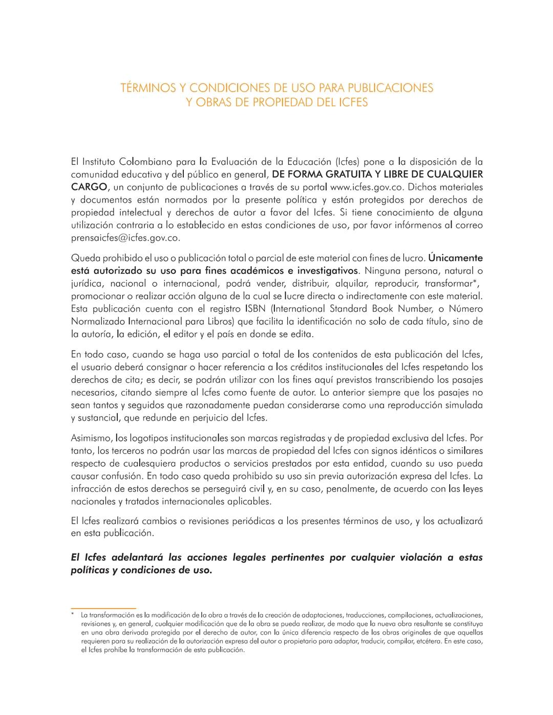 Cuadernillo de preguntas
Saber 11.º
Prueba de Matemáticas
MINEDUCACIÓN
icfes
mejor saber
TODOS POR UN
NUEVO PAÍS
PAZ EQUIDAD EDUCACIÓN
icfes