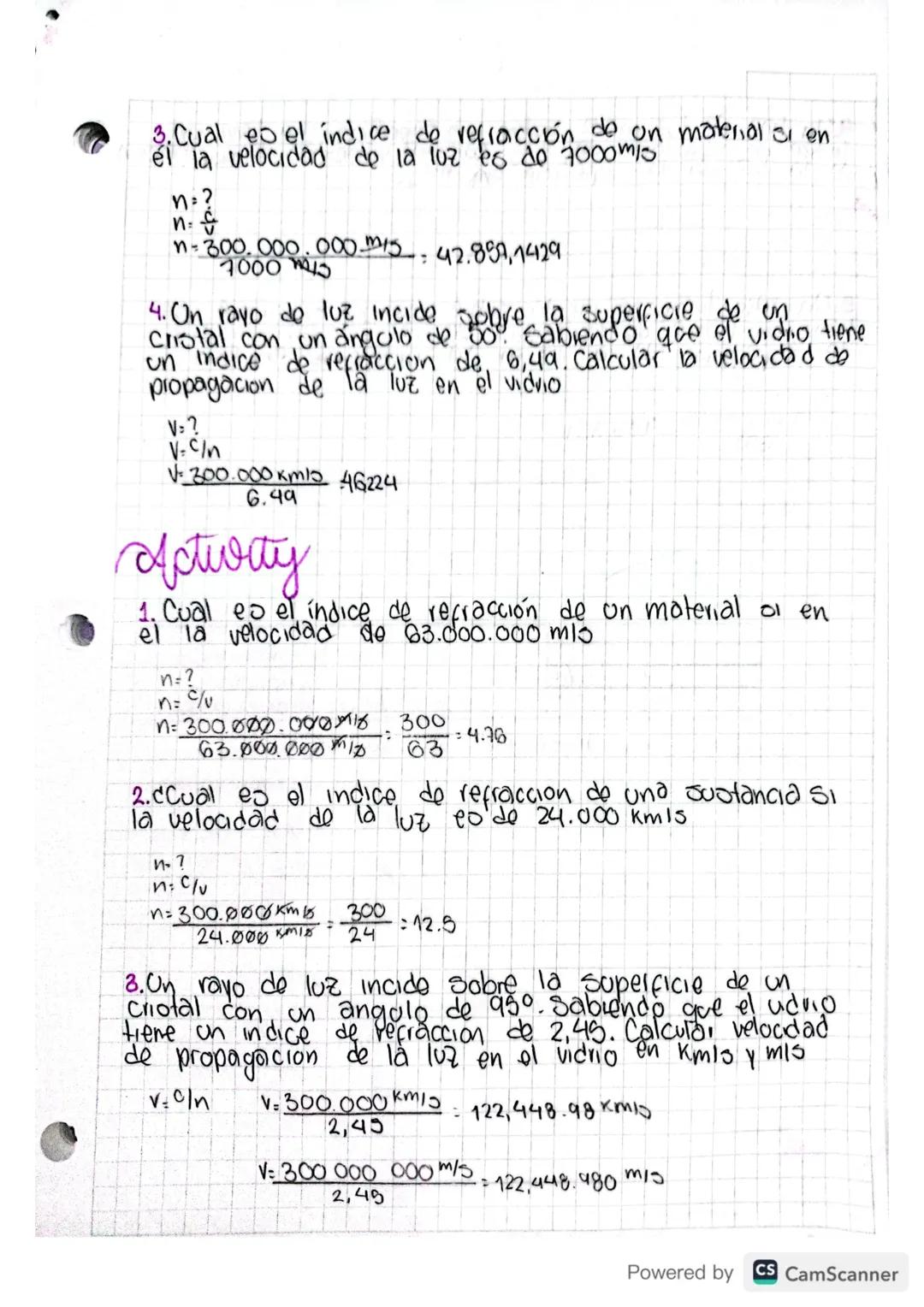 La optica cuantica
fenomenos como el ofecto fotoelectrico
06 Sep
2024
# INDICE de REFRACCION
Para las ondas luminosas se define el indice