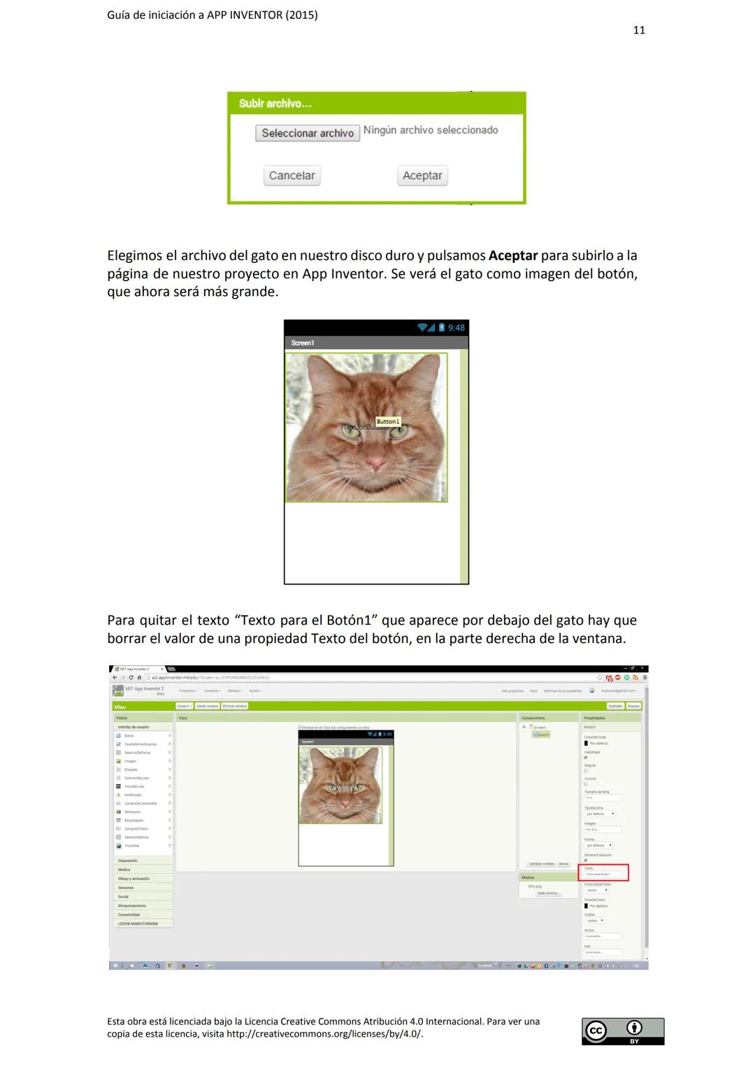 # GUÍA DE INICIACIÓN
# A APP INVENTOR Guía de iniciación a APP INVENTOR (2015)
Tabla de contenido
GUÍA DE INICIACIÓN A APP INVENTOR
Objeti