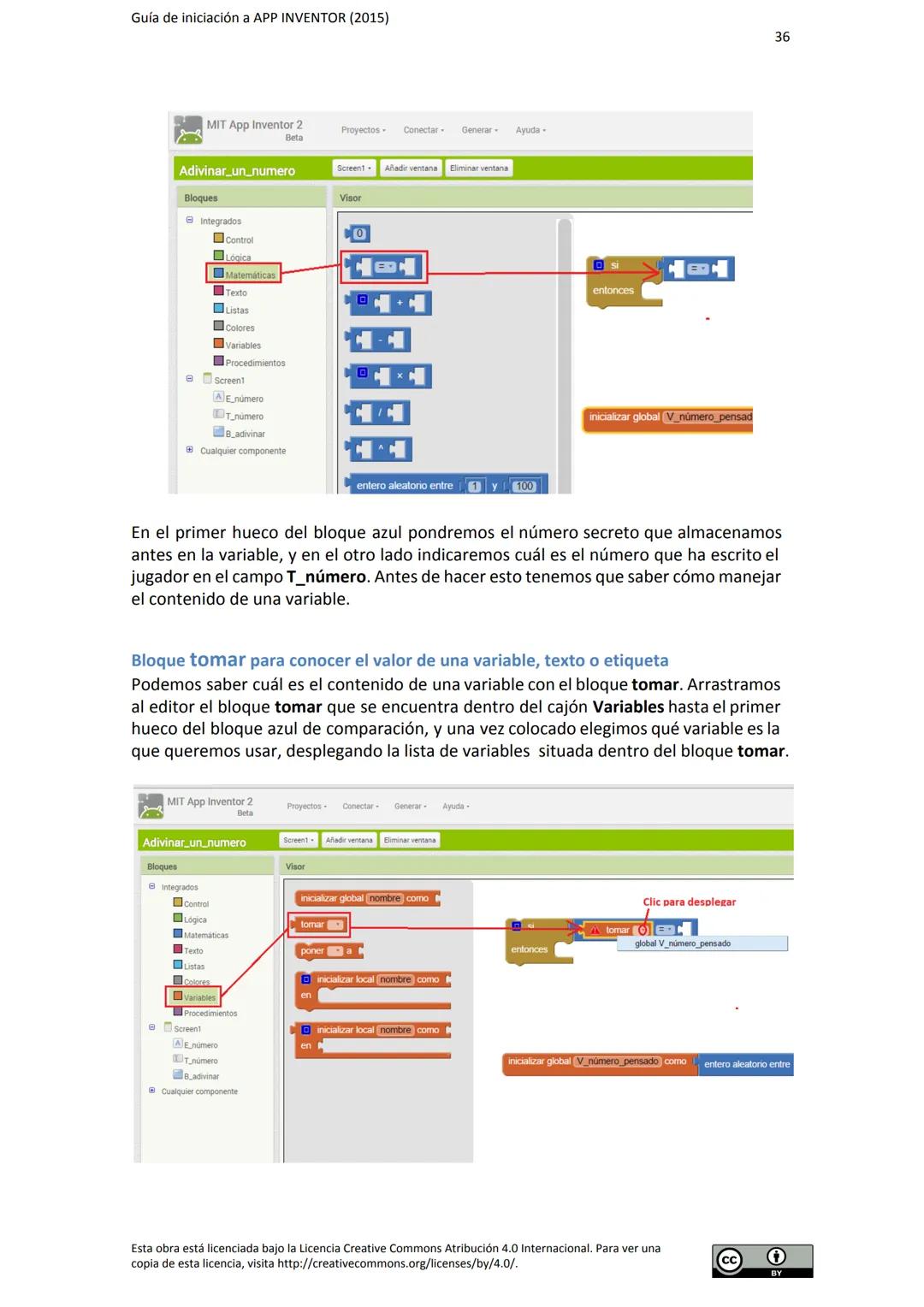 # GUÍA DE INICIACIÓN
# A APP INVENTOR Guía de iniciación a APP INVENTOR (2015)
Tabla de contenido
GUÍA DE INICIACIÓN A APP INVENTOR
Objeti