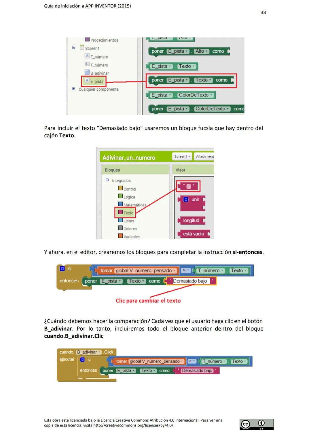# GUÍA DE INICIACIÓN
# A APP INVENTOR Guía de iniciación a APP INVENTOR (2015)
Tabla de contenido
GUÍA DE INICIACIÓN A APP INVENTOR
Objeti