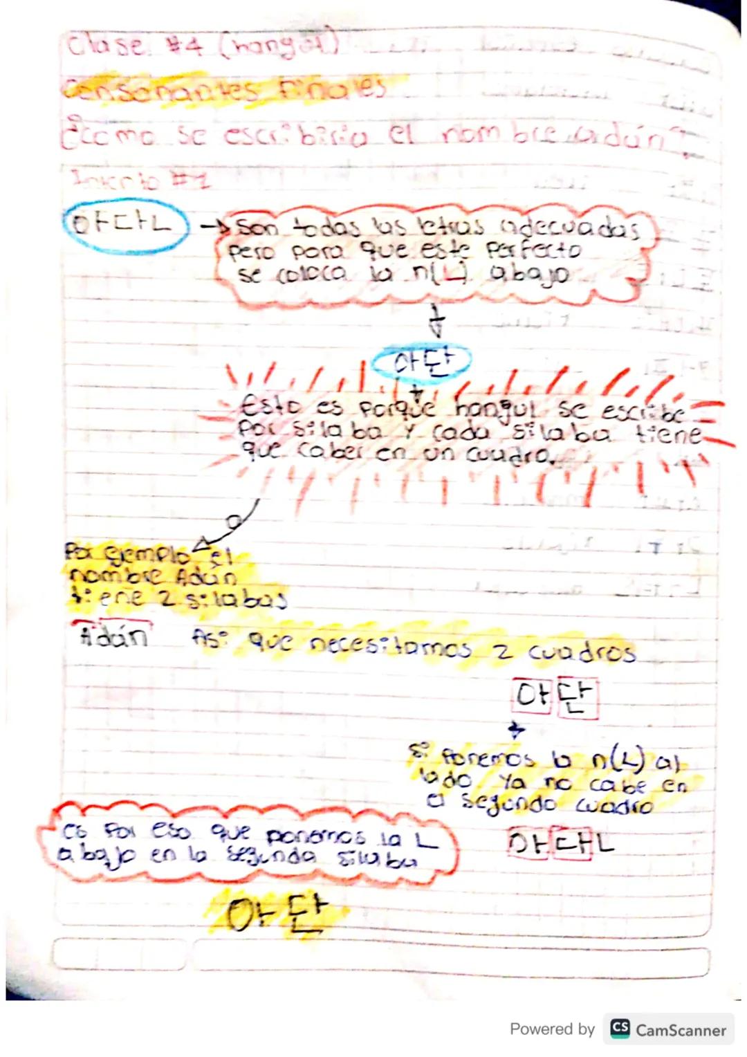 clase # 3 (Hangul)
vocales
H + Esta letra se Pronuncia e
#1 by esta tambien se Pronuncia e
CH #1+ Las dos letras tienen exactamente
el mismo